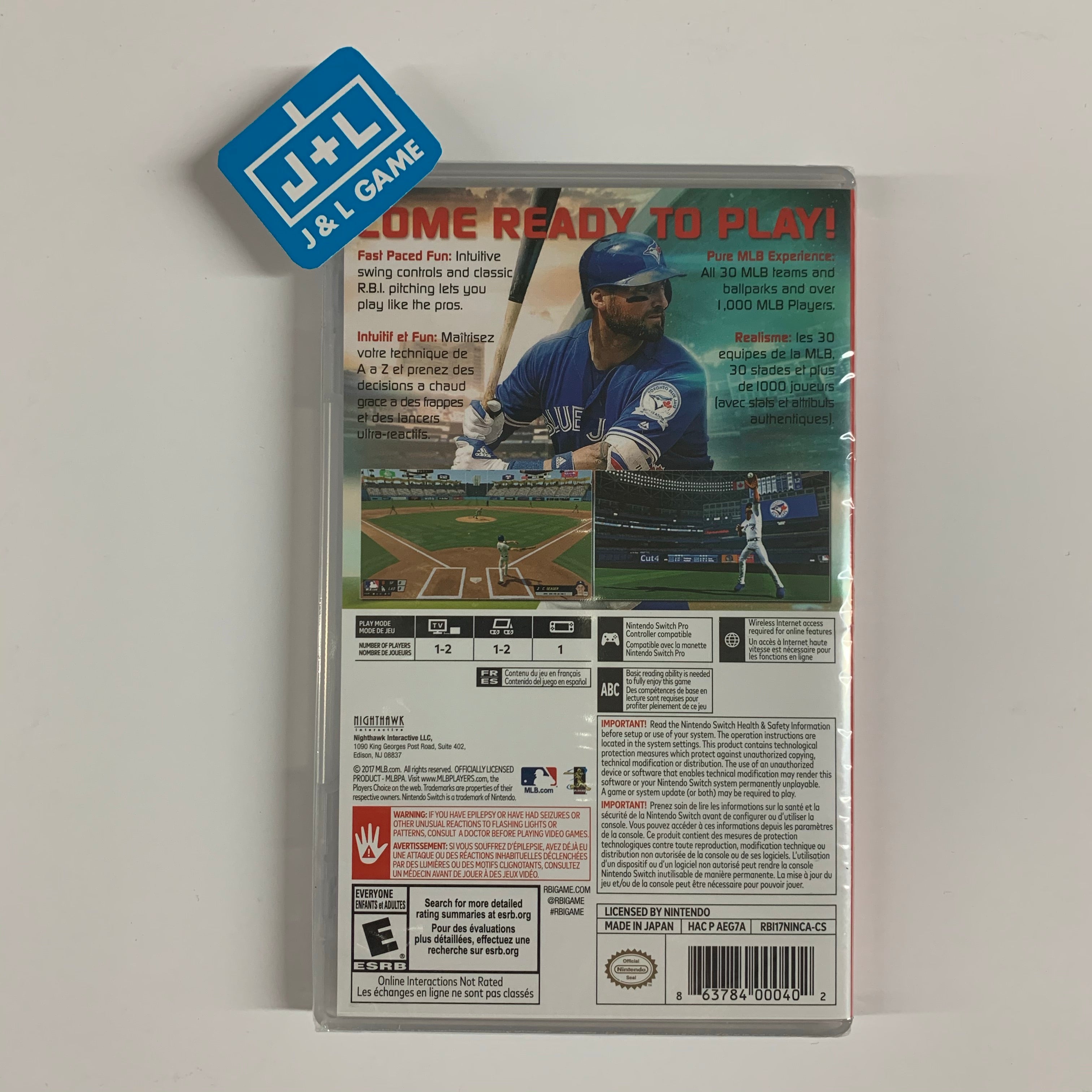 R.B.I. Baseball 17 - (NSW) Nintendo Switch Video Games MLB AM   