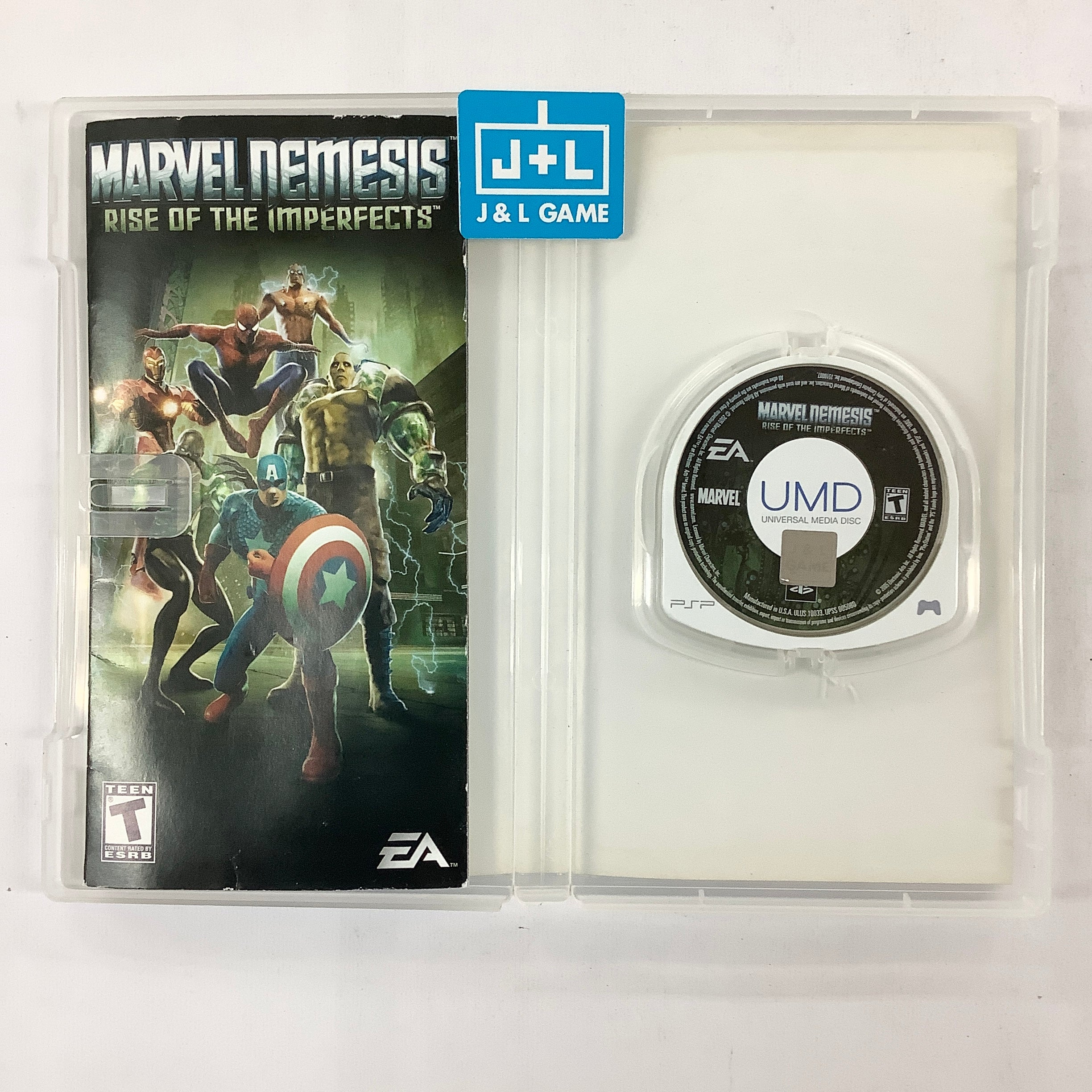 Marvel Nemesis: Rise of the Imperfects - Sony PSP [Pre-Owned] Video Games EA Games   