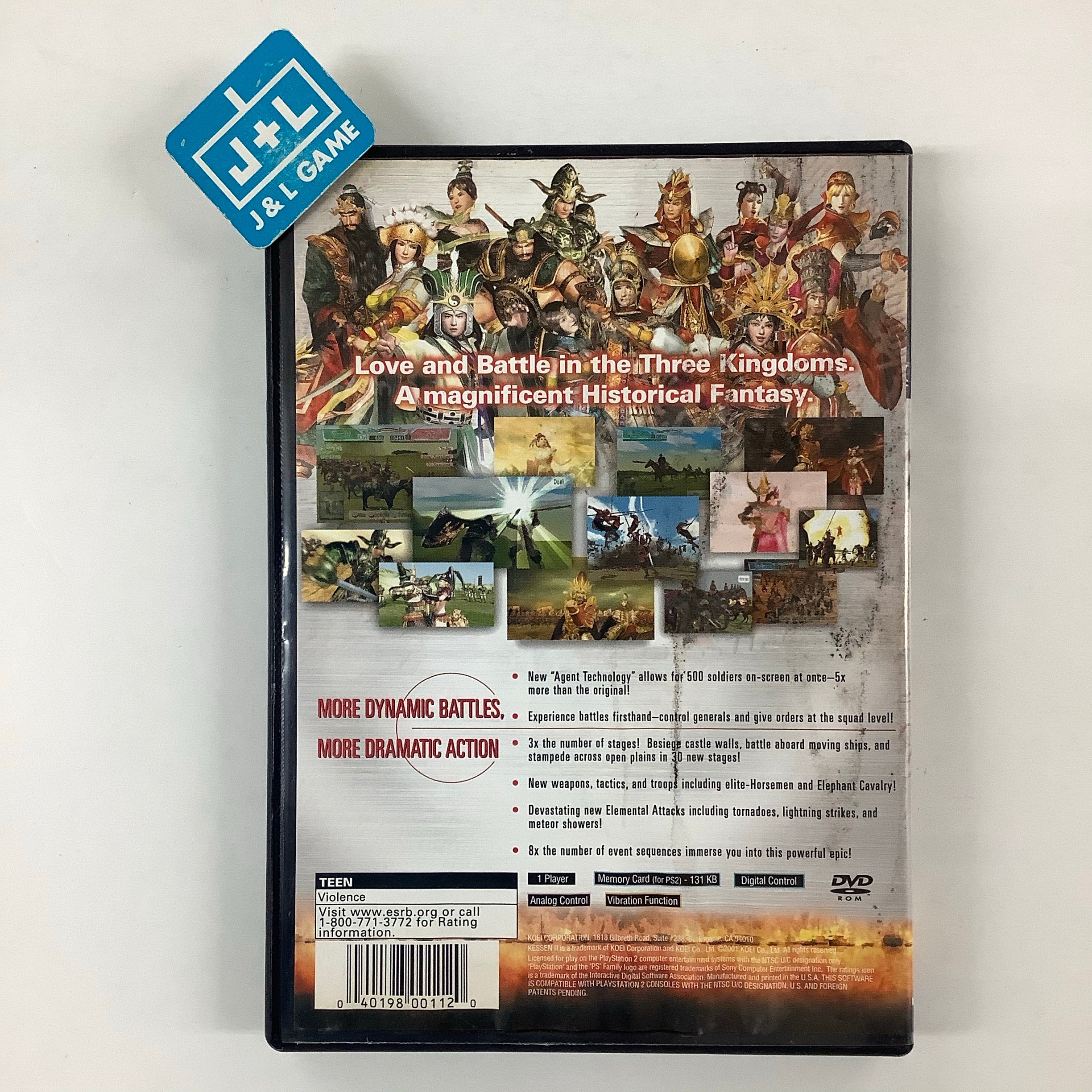 Kessen II - (PS2) PlayStation 2 [Pre-Owned] Video Games Koei   