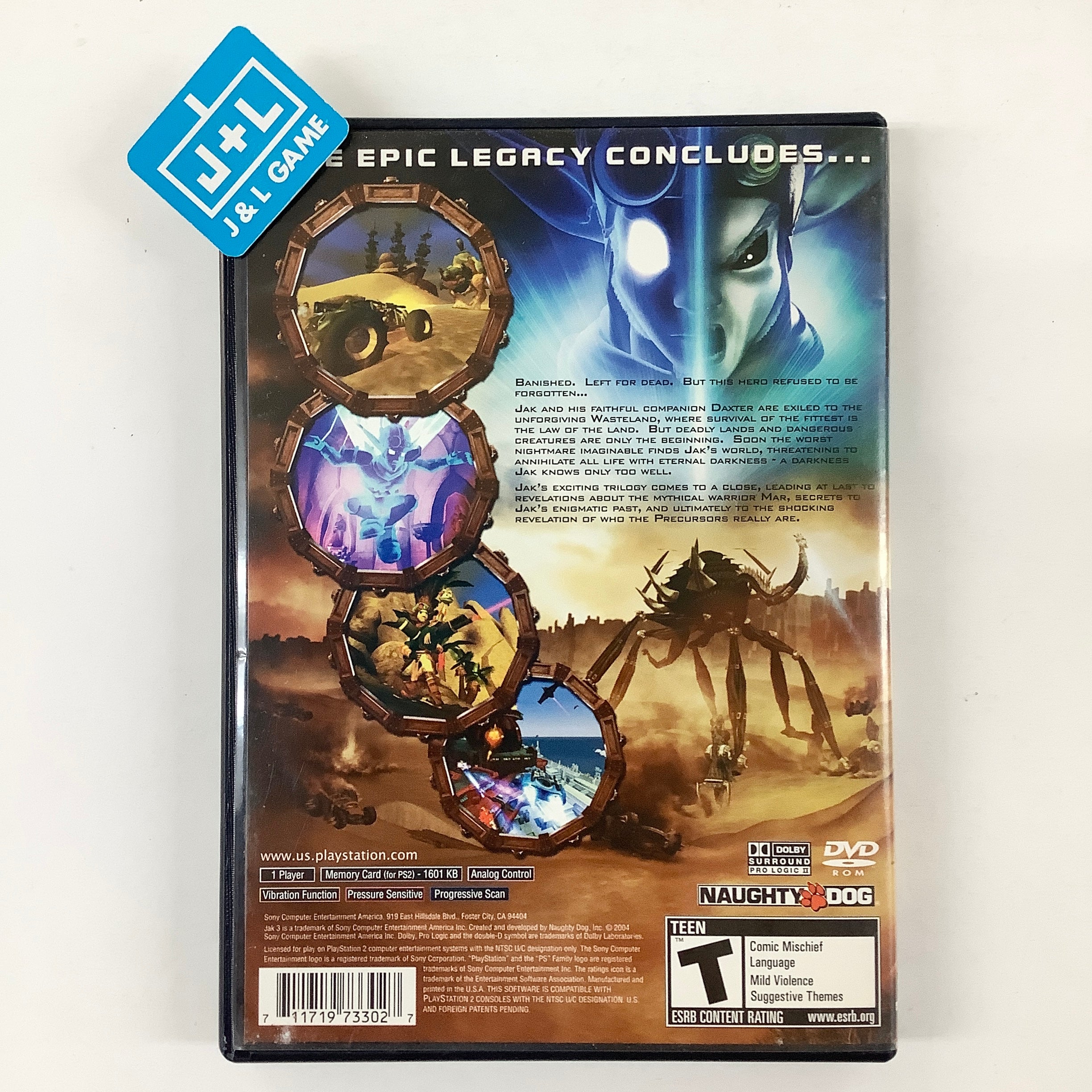 Jak 3 - (PS2) PlayStation 2 [Pre-Owned] Video Games SCEA   