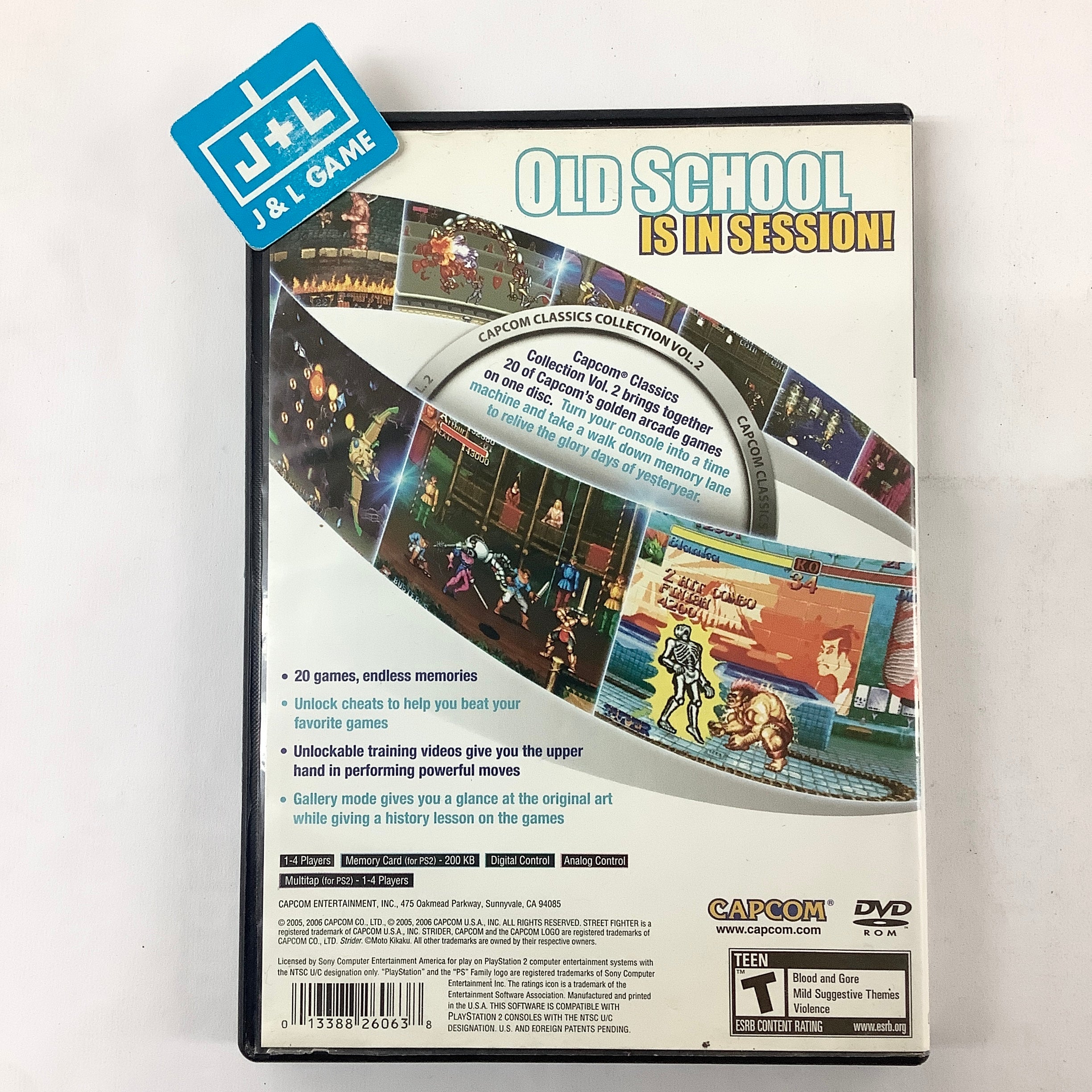 Capcom Classics Collection Volume 2 - (PS2) PlayStation 2 [Pre-Owned] Video Games Capcom   