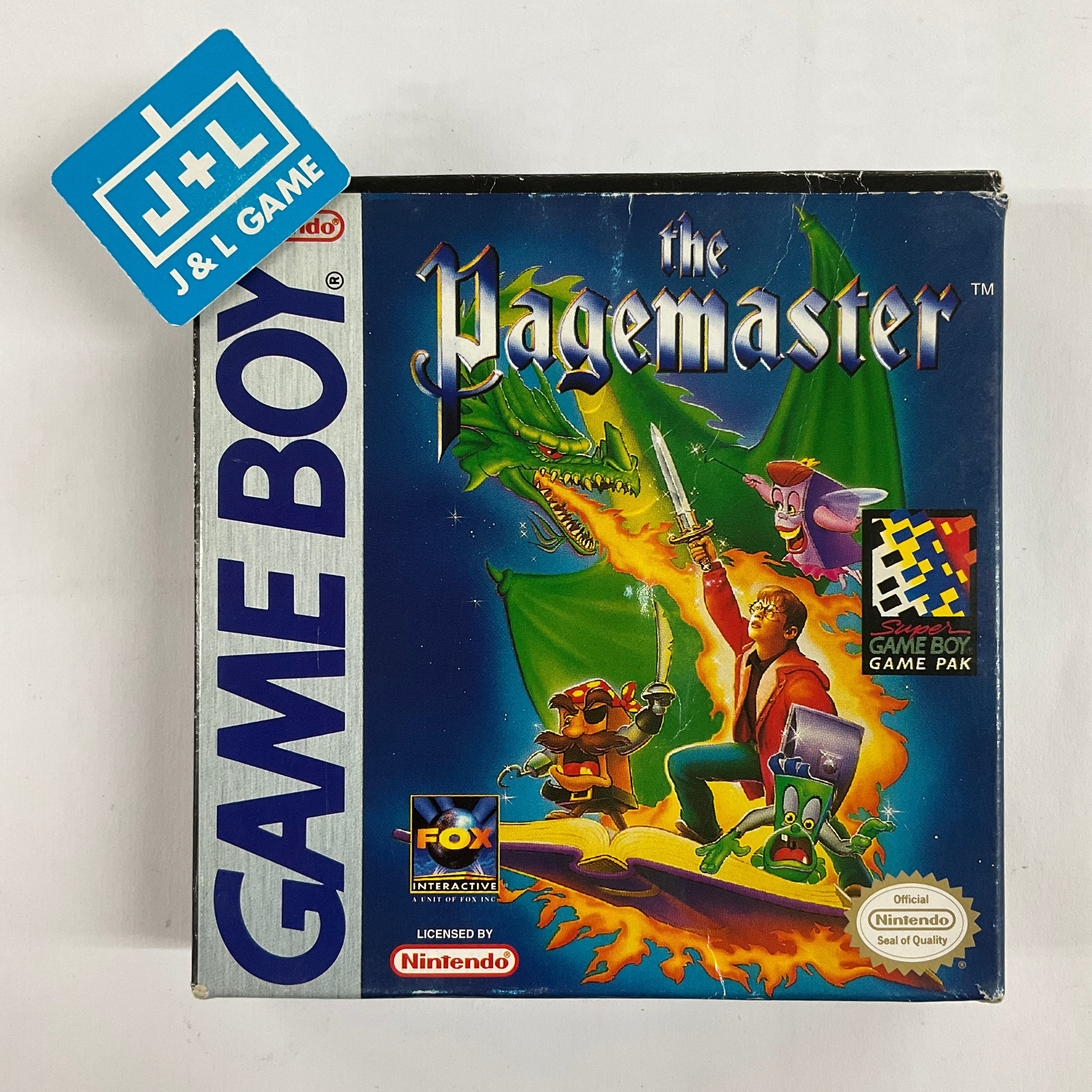The Pagemaster - (GB) Game Boy [Pre-Owned] Video Games Fox Interactive   