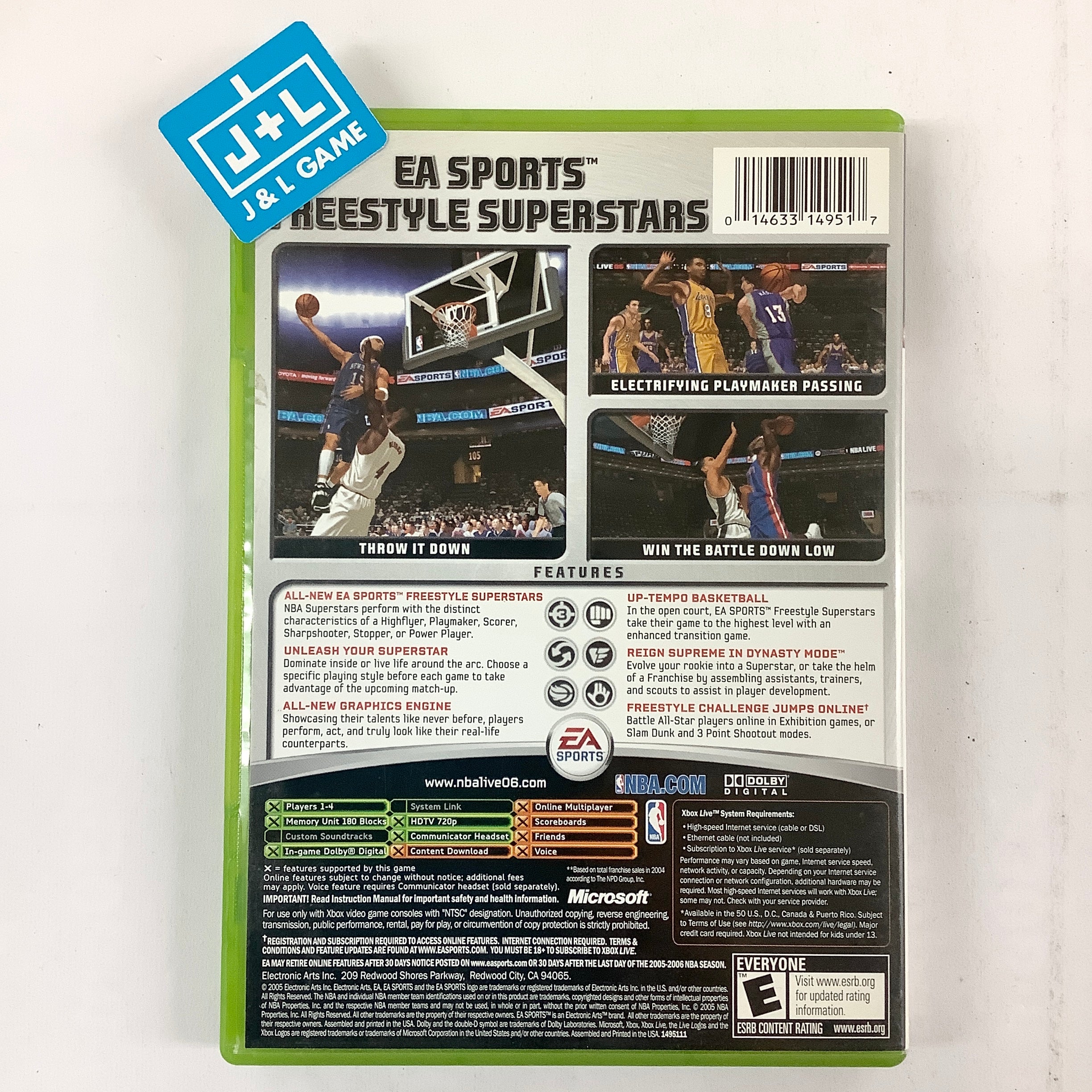 NBA Live 06 - (XB) Xbox [Pre-Owned] | J&L Game