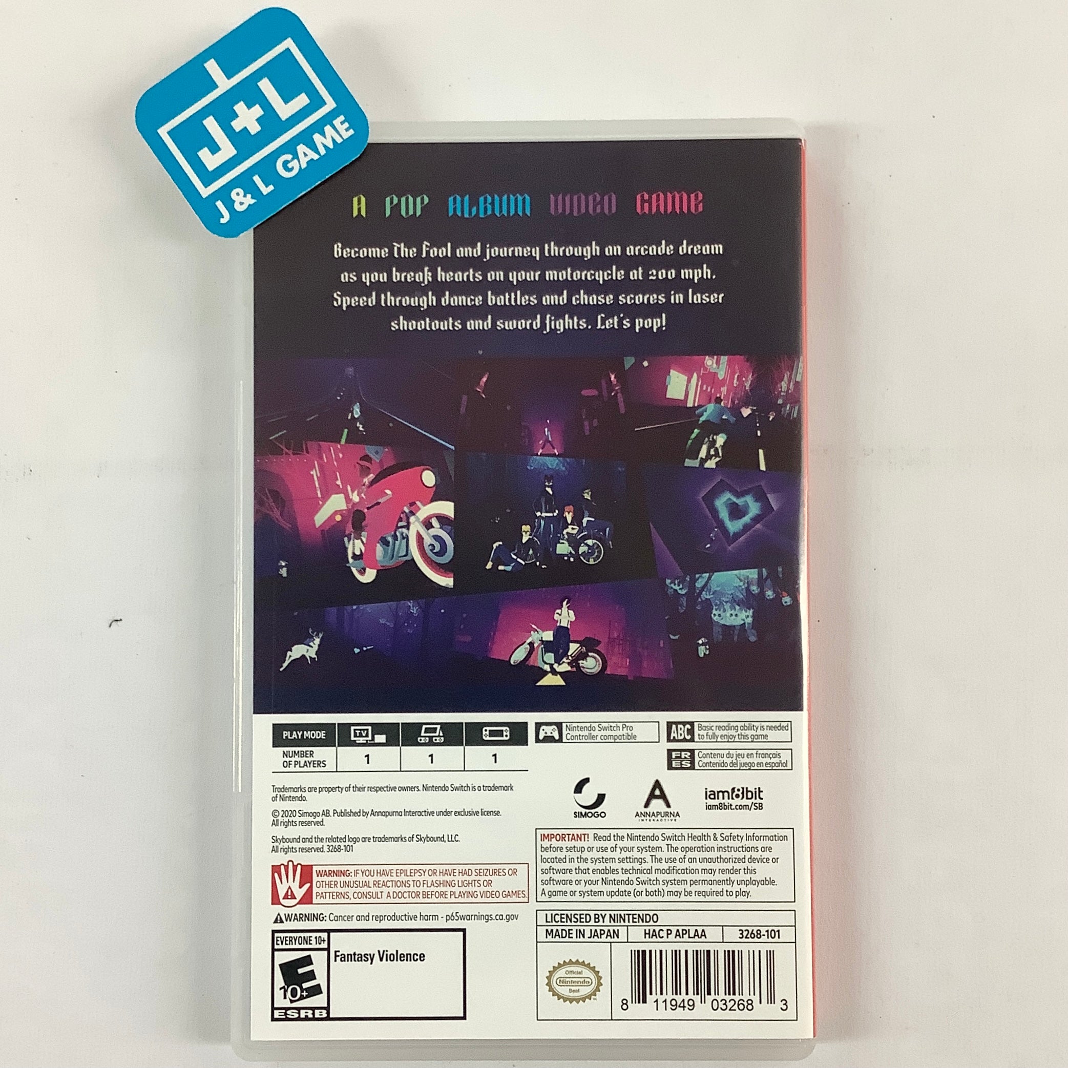 Sayonara Wild Hearts - (NSW) Nintendo Switch [UNBOXING] Video Games iam8bit   