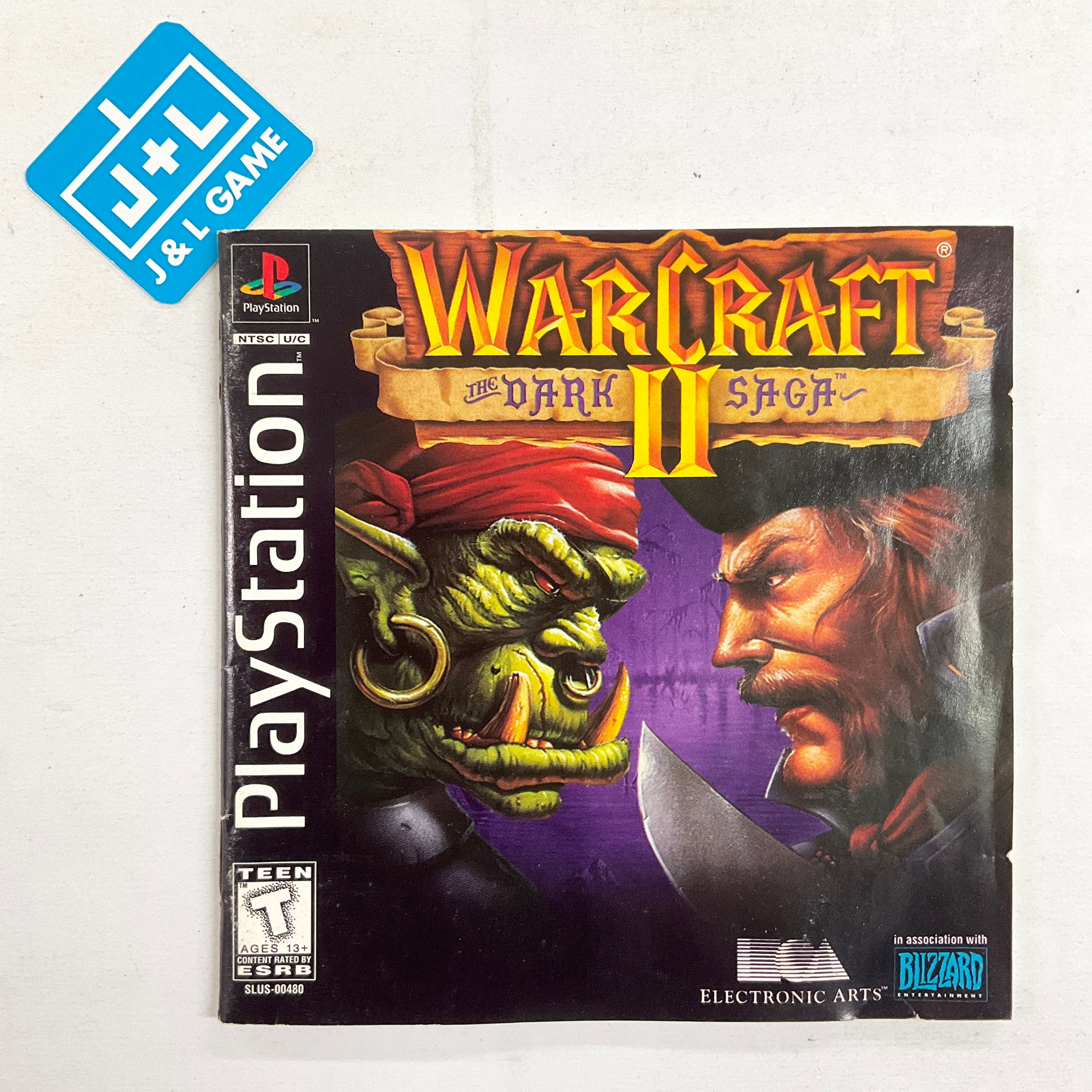 Warcraft II: The Dark Saga - (PS1) PlayStation 1 [Pre-Owned] Video Games Electronic Arts   