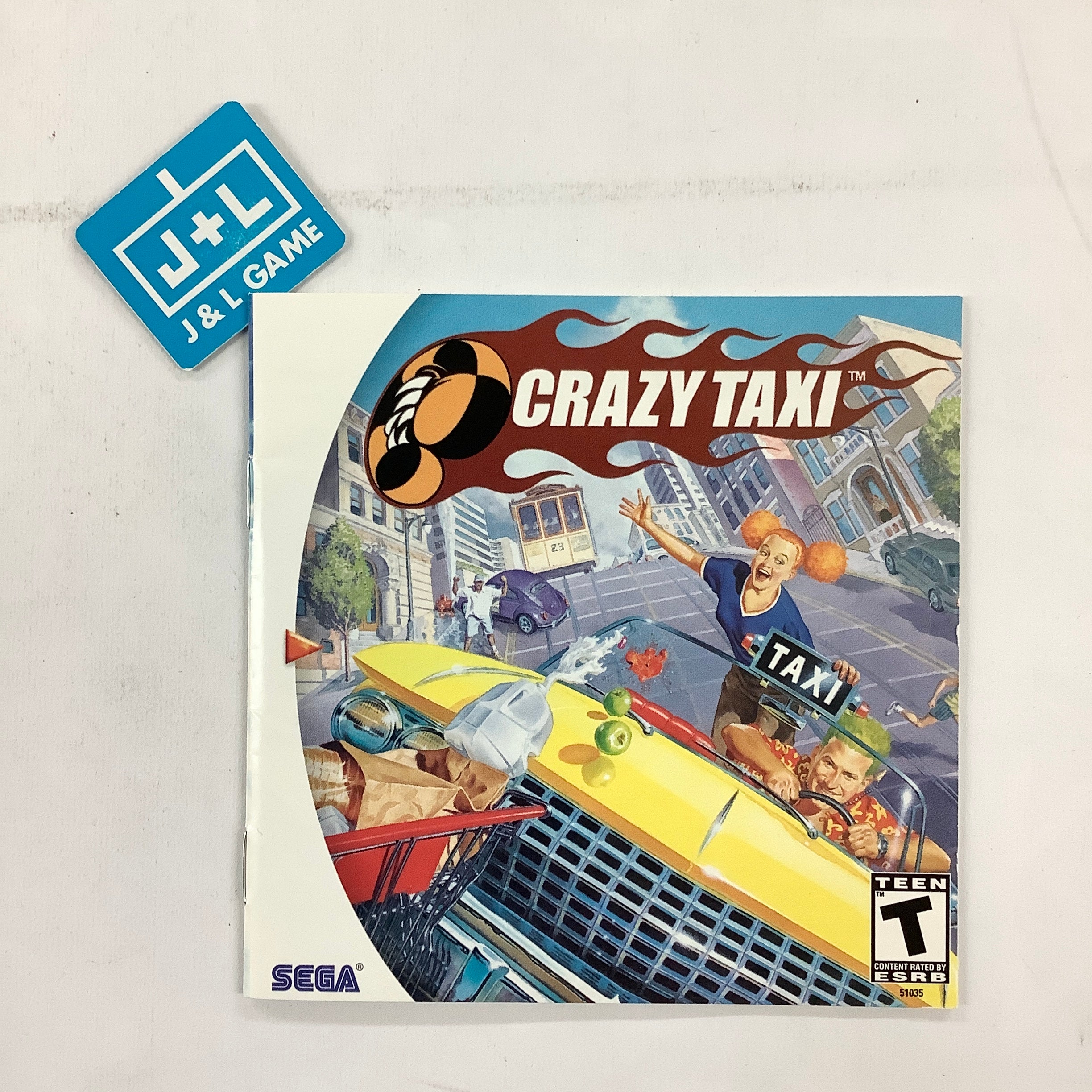 Crazy Taxi - (DC) SEGA Dreamcast  [Pre-Owned] Video Games Sega   