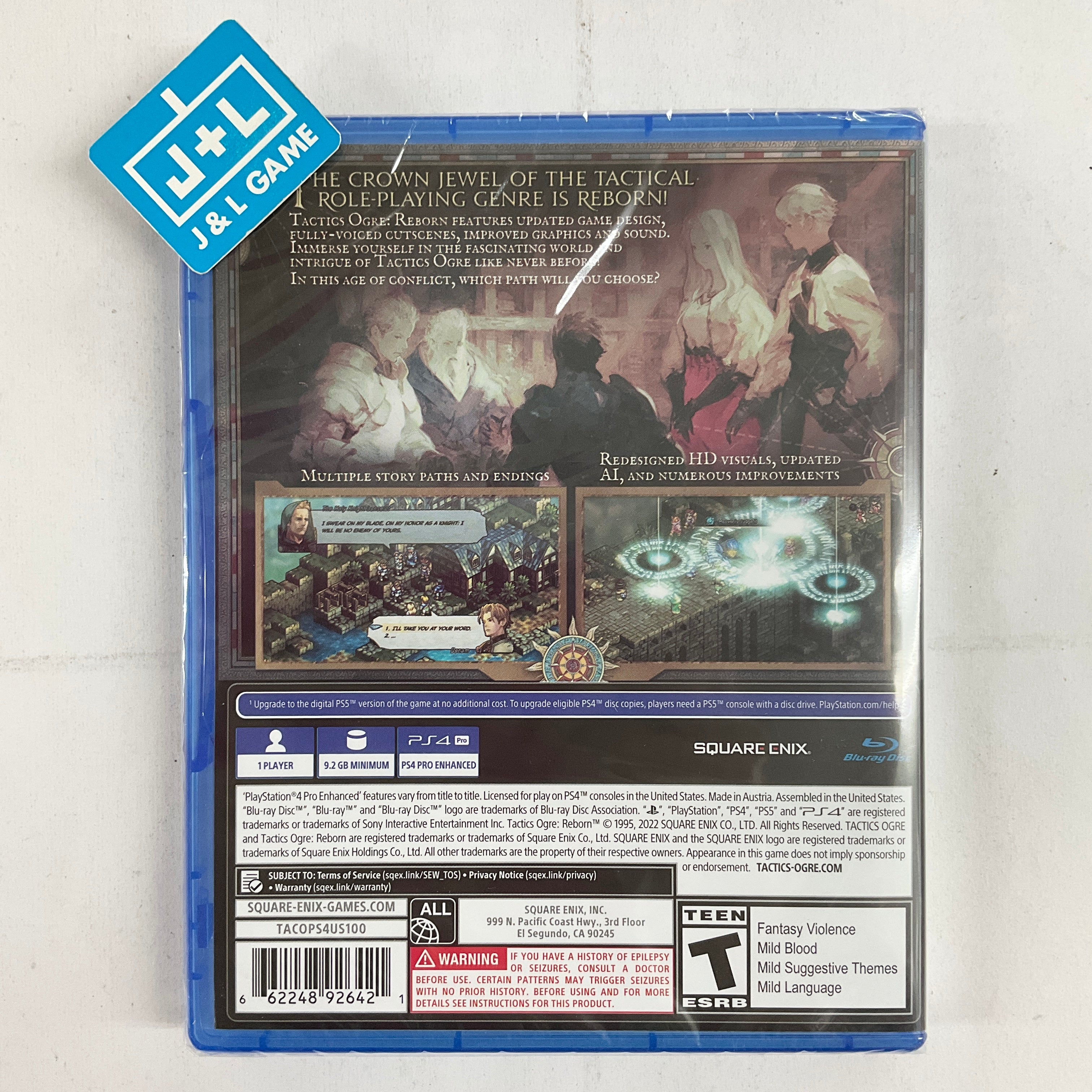 Tactics Ogre: Reborn - (PS4) PlayStation 4 Video Games Square Enix   