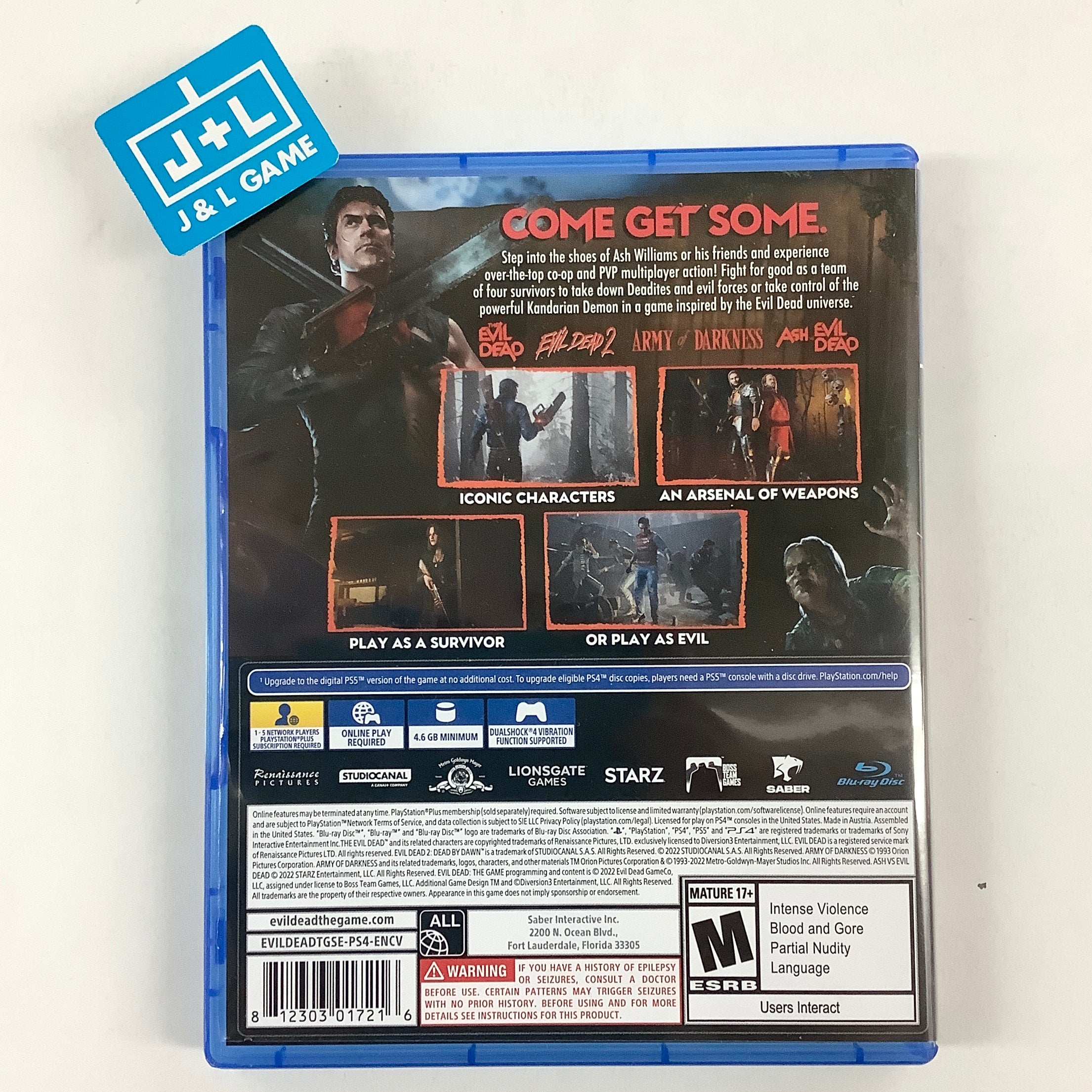 Evil Dead: The Game - (PS4) PlayStation 4 [UNBOXING] Video Games Nighthawk   