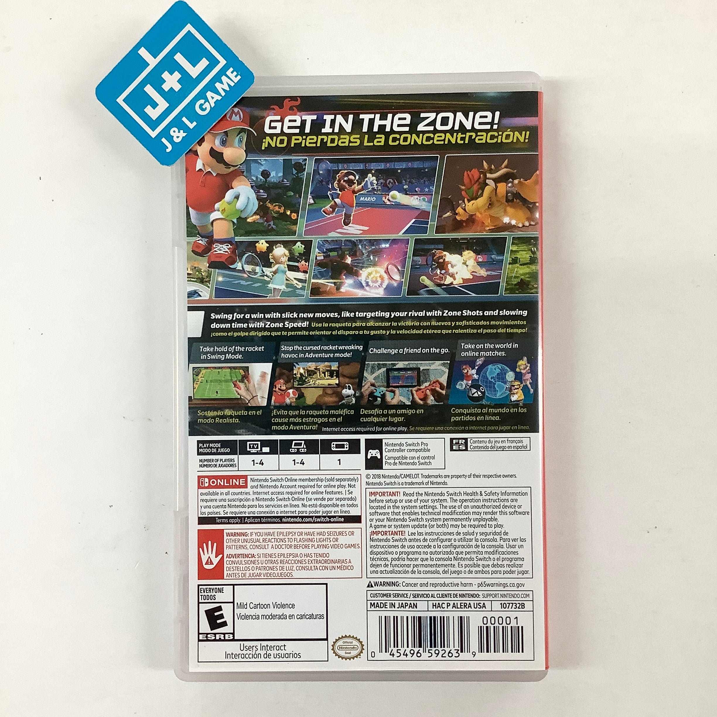 Mario Tennis Aces - (NSW) Nintendo Switch [Pre-Owned] Video Games Nintendo   