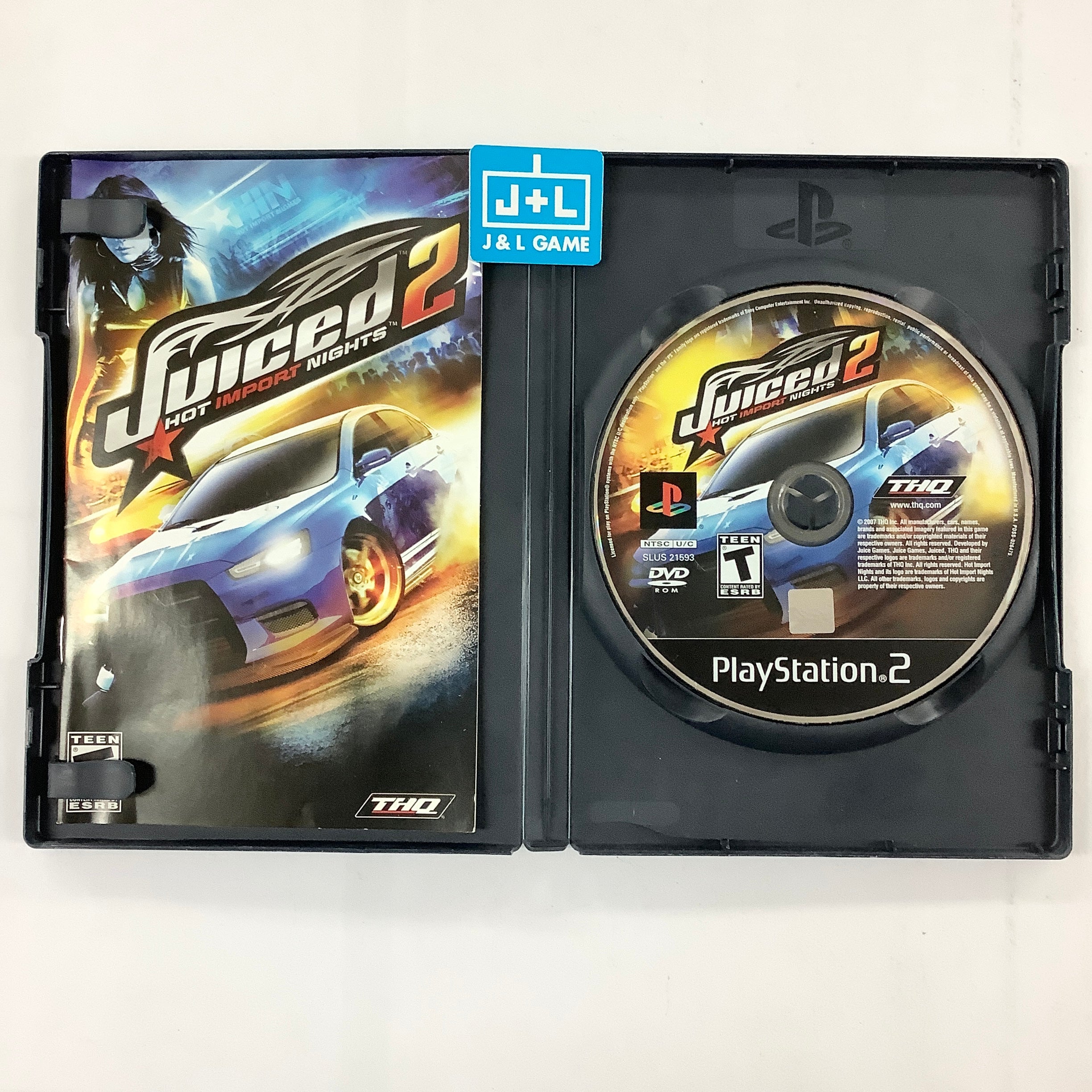 Juiced 2: Hot Import Nights - (PS2) PlayStation 2 [Pre-Owned] Video Games THQ   