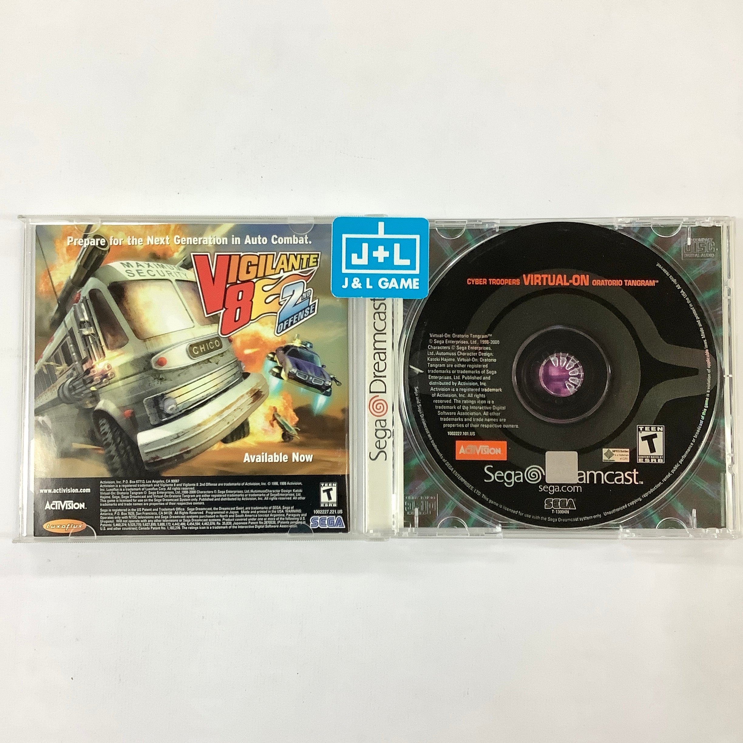 Cyber Troopers Virtual On: Oratorio Tangram - (DC) SEGA