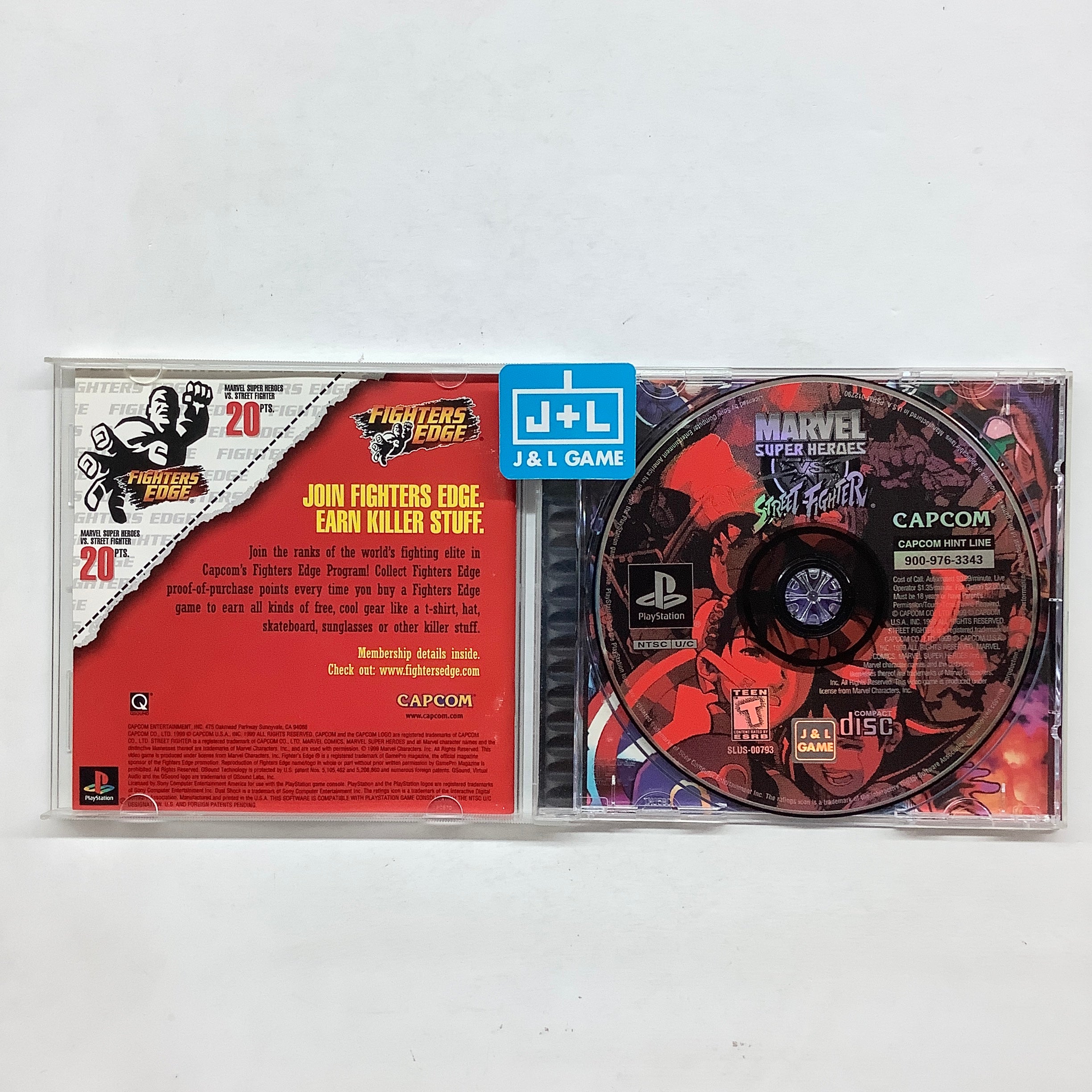 Marvel Super Heroes vs. Street Fighter - (PS1) PlayStation 1 [Pre-Owned] Video Games Capcom   