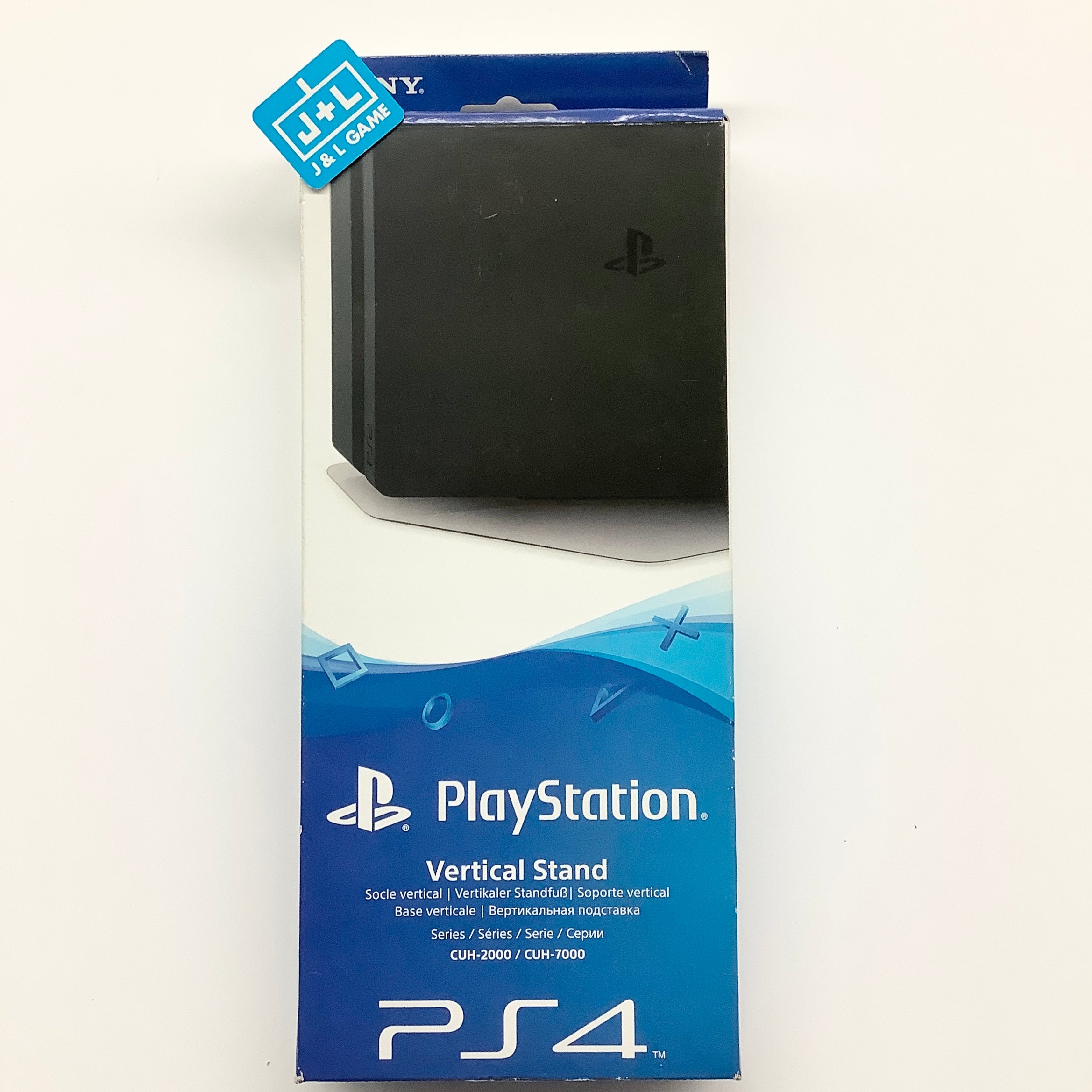 SONY Official Playstation 4 Pro and PS4 Slim Vertical Stand (Clear) - (PS4) PlayStation 4 (European Import) Accessories PlayStation   