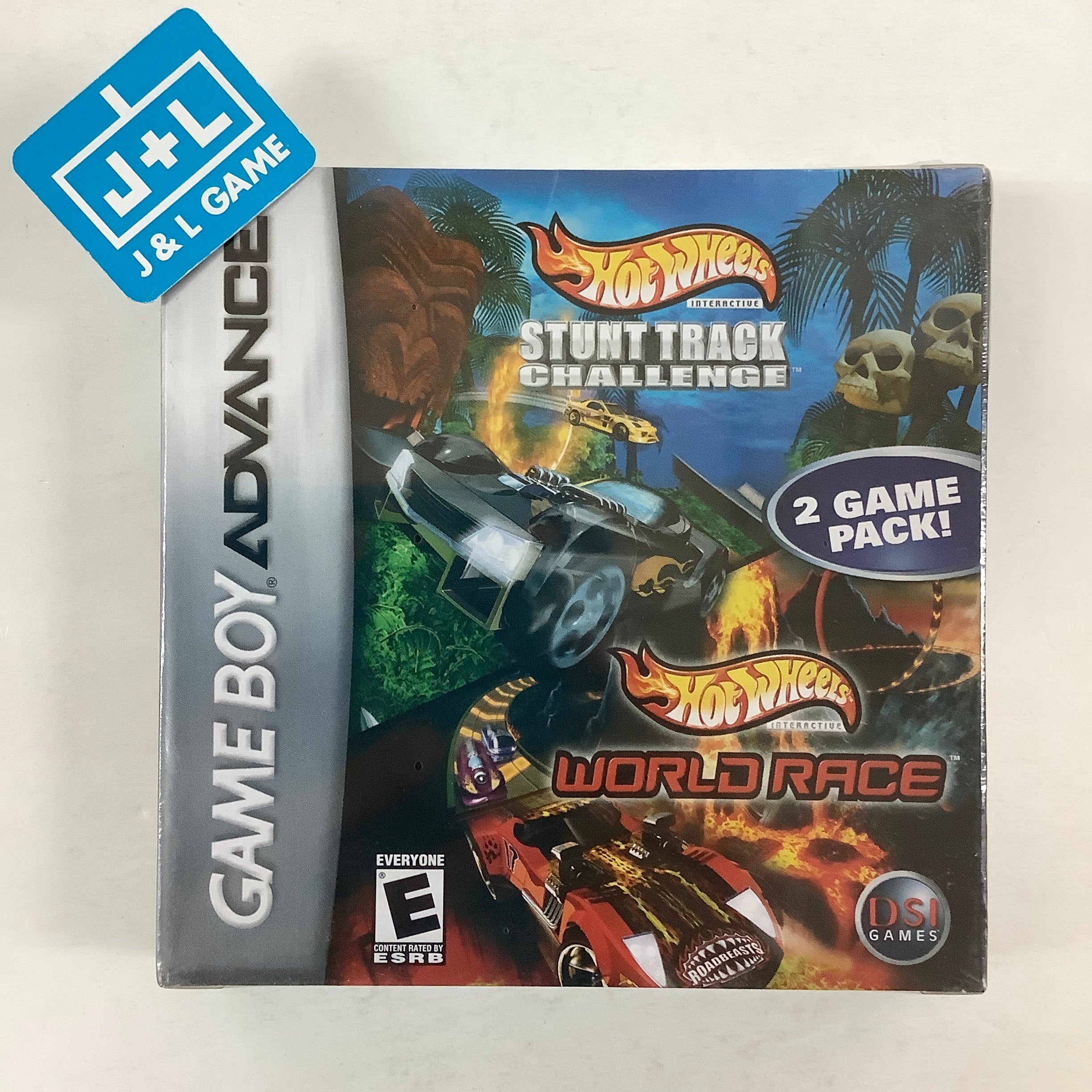 Hot Wheels: Stunt Track Challenge / Hot Wheels: World Race - (GBA) Game Boy Advance Video Games Destination Software   