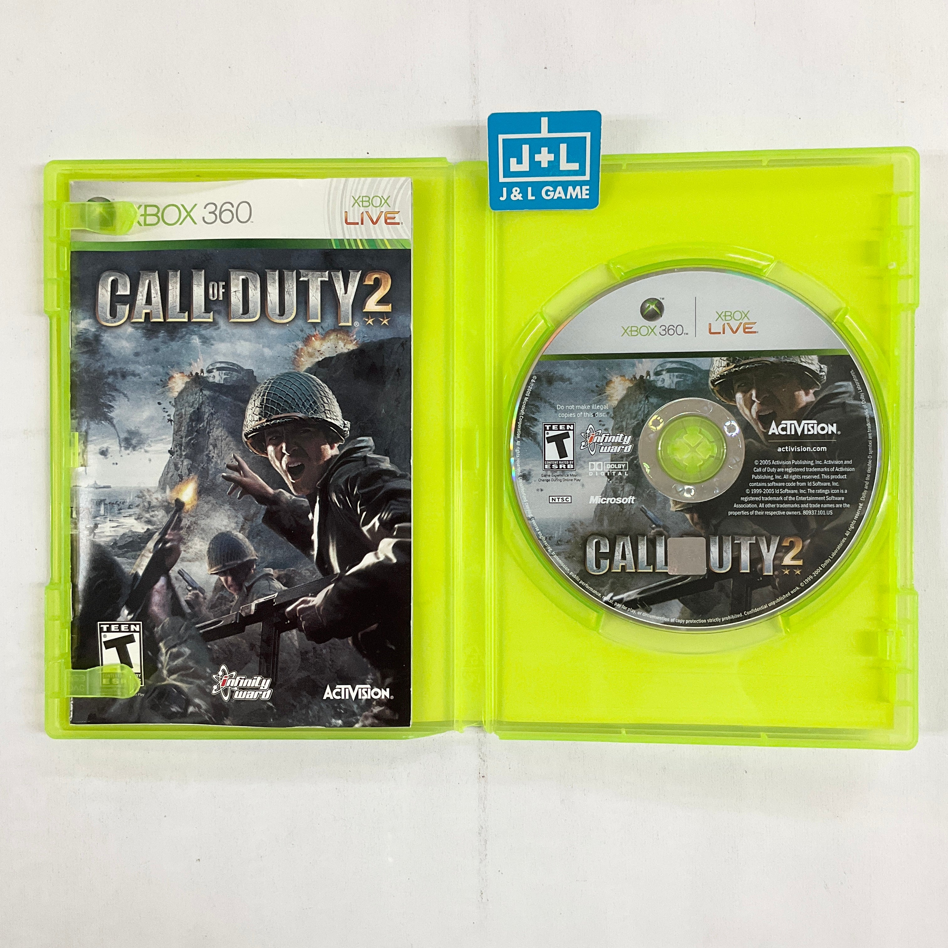 Call of Duty 2 - Xbox 360 [Pre-Owned] Video Games Activision   