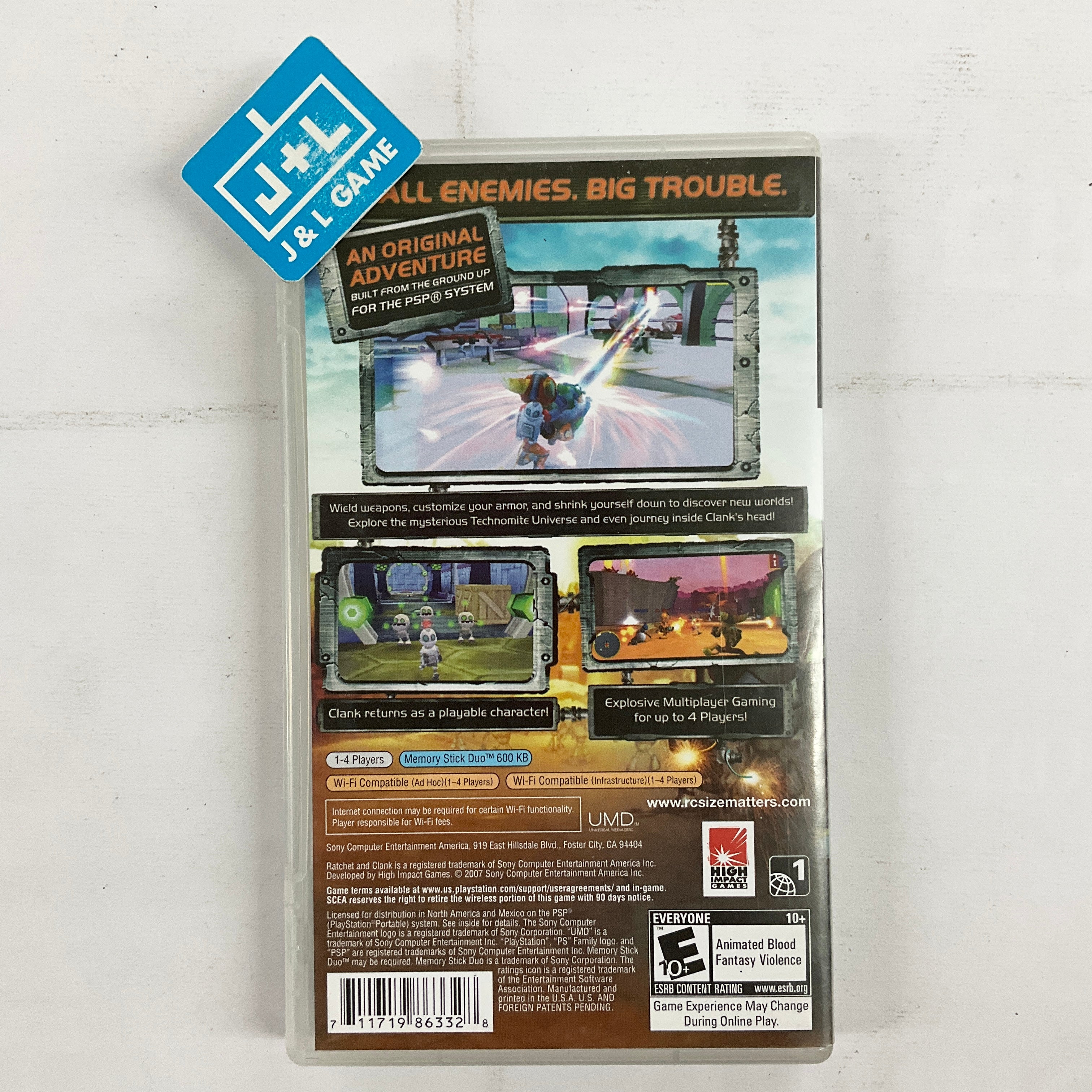 Ratchet & Clank: Size Matters - Sony PSP [Pre-Owned] Video Games SCEA   