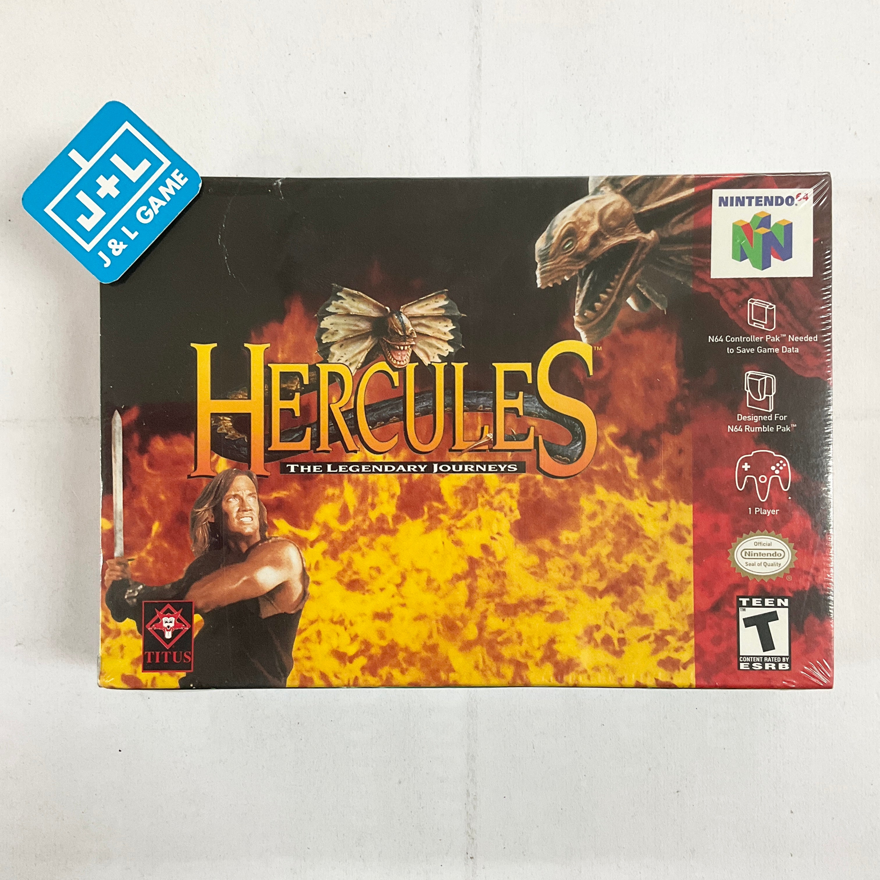 Hercules: The Legendary Journeys - (N64) Nintendo 64 Video Games Titus Software   