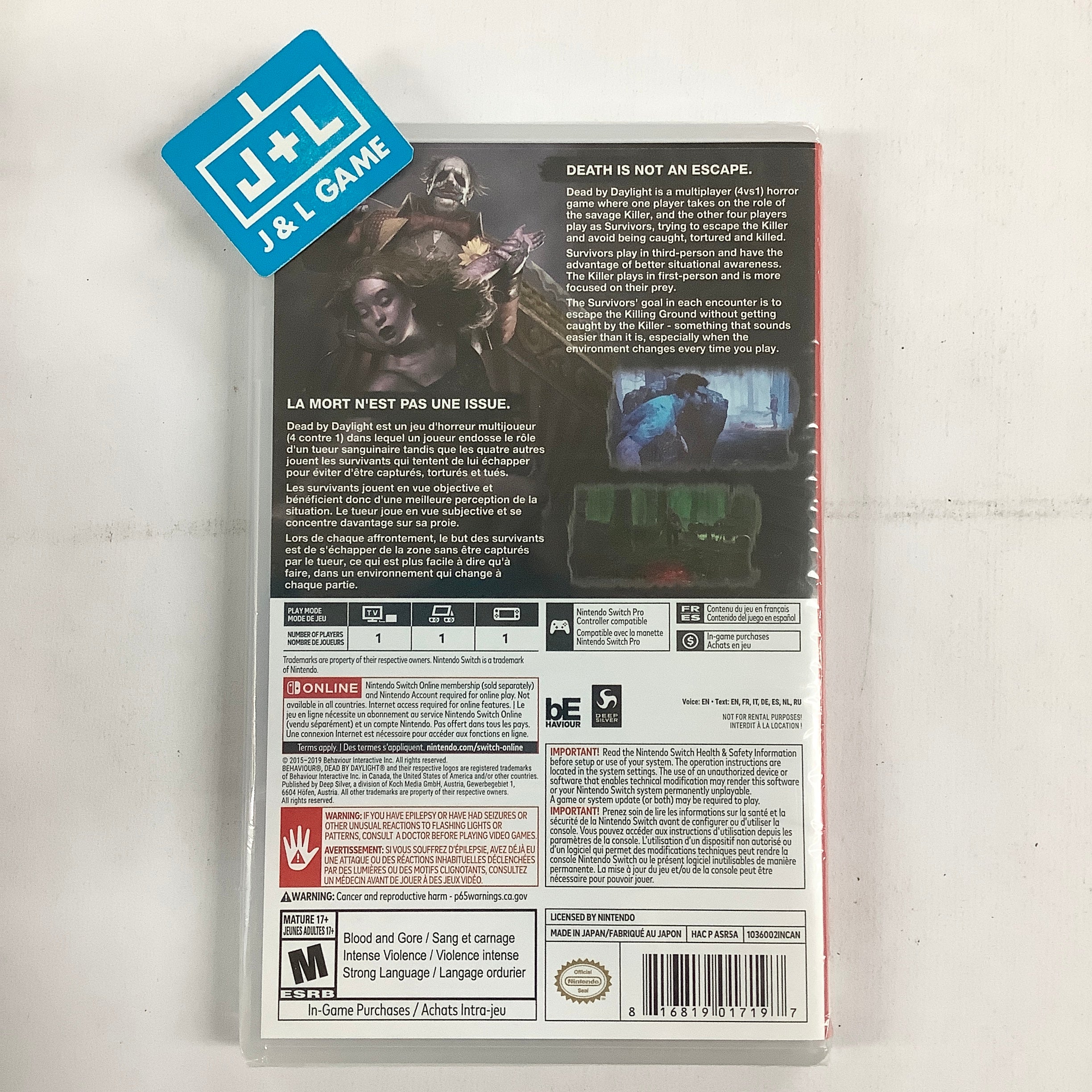 Dead by Daylight - (NSW) Nintendo Switch Video Games Deep Silver   