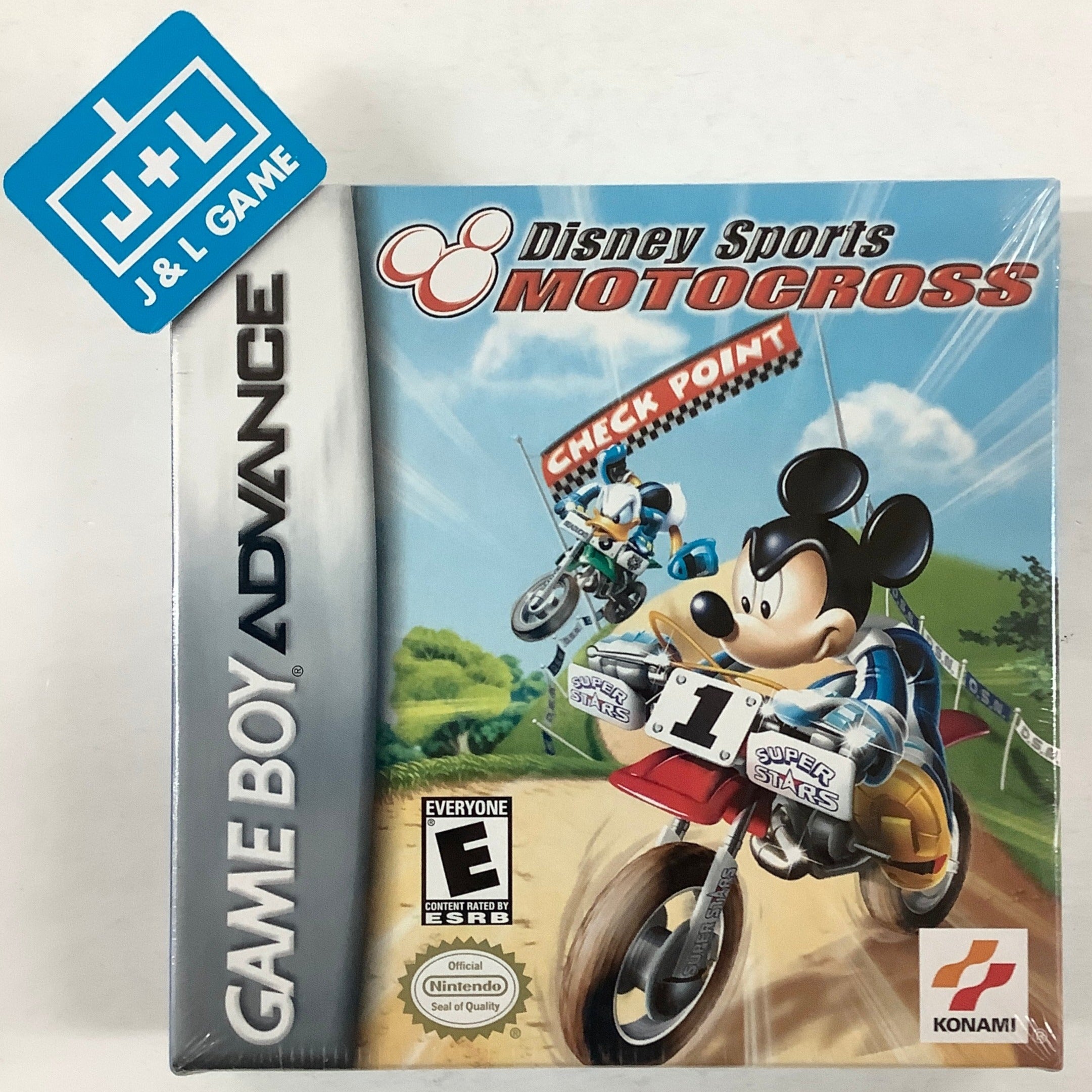 Disney Sports: Motocross - (GBA) Game Boy Advance Video Games Konami   