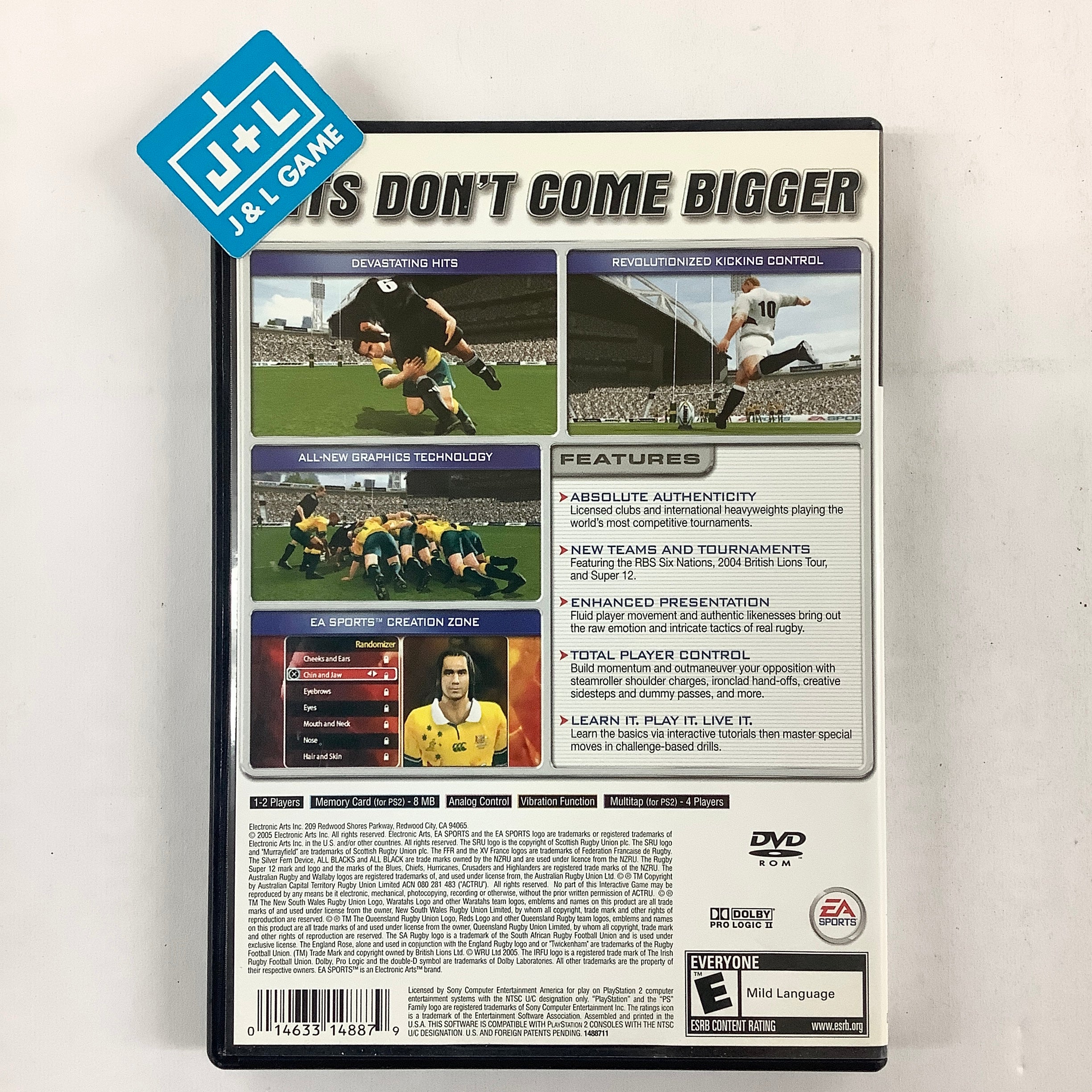 Rugby 2005 - (PS2) PlayStation 2 [Pre-Owned] Video Games EA Sports   