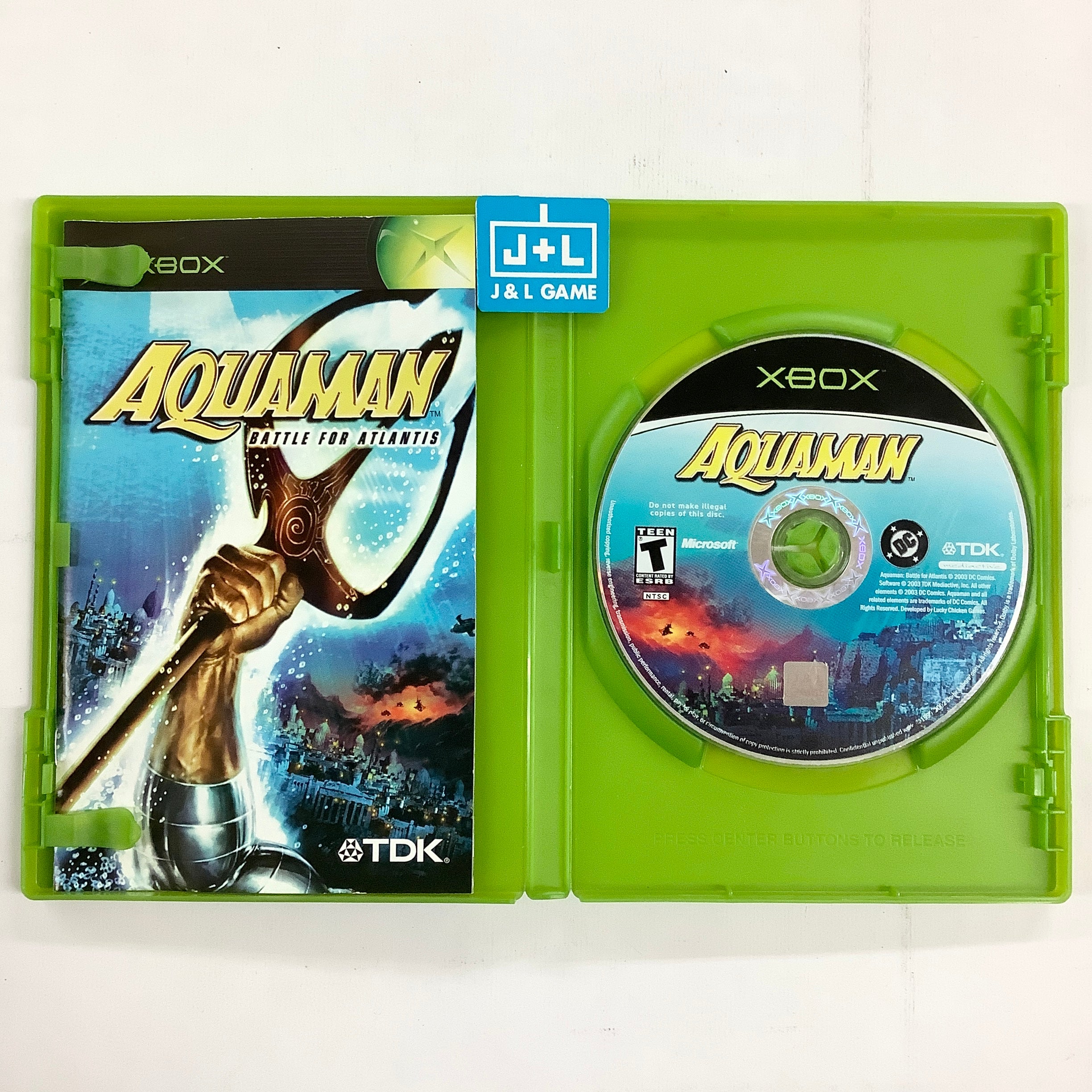Aquaman: Battle for Atlantis - (XB) Xbox [Pre-Owned] Video Games TDK Mediactive   