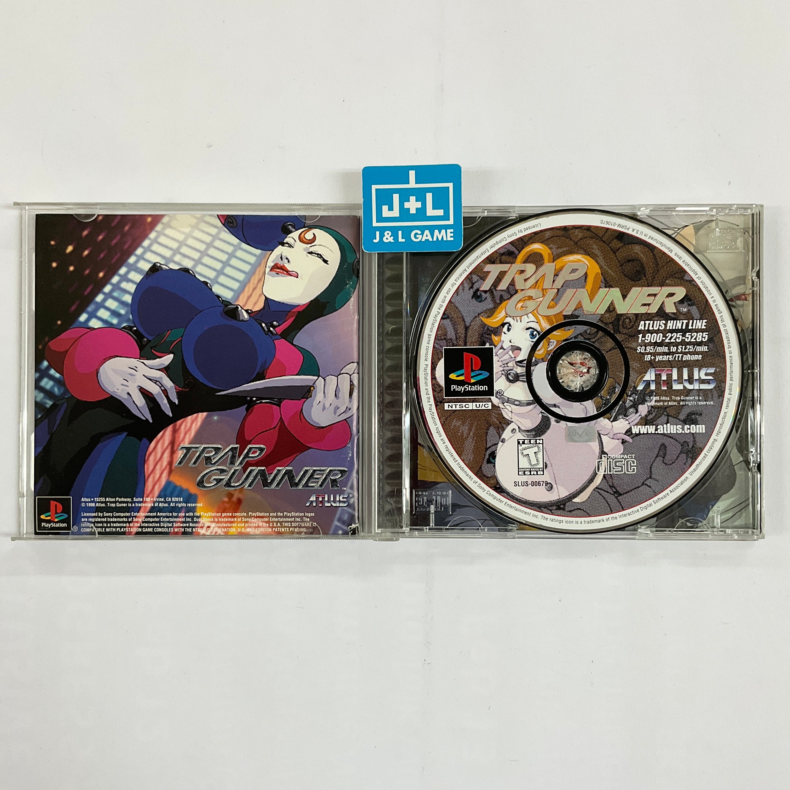 Trap Gunner: Countdown to Oblivion - (PS1) PlayStation 1 [Pre-Owned] Video Games Atlus   