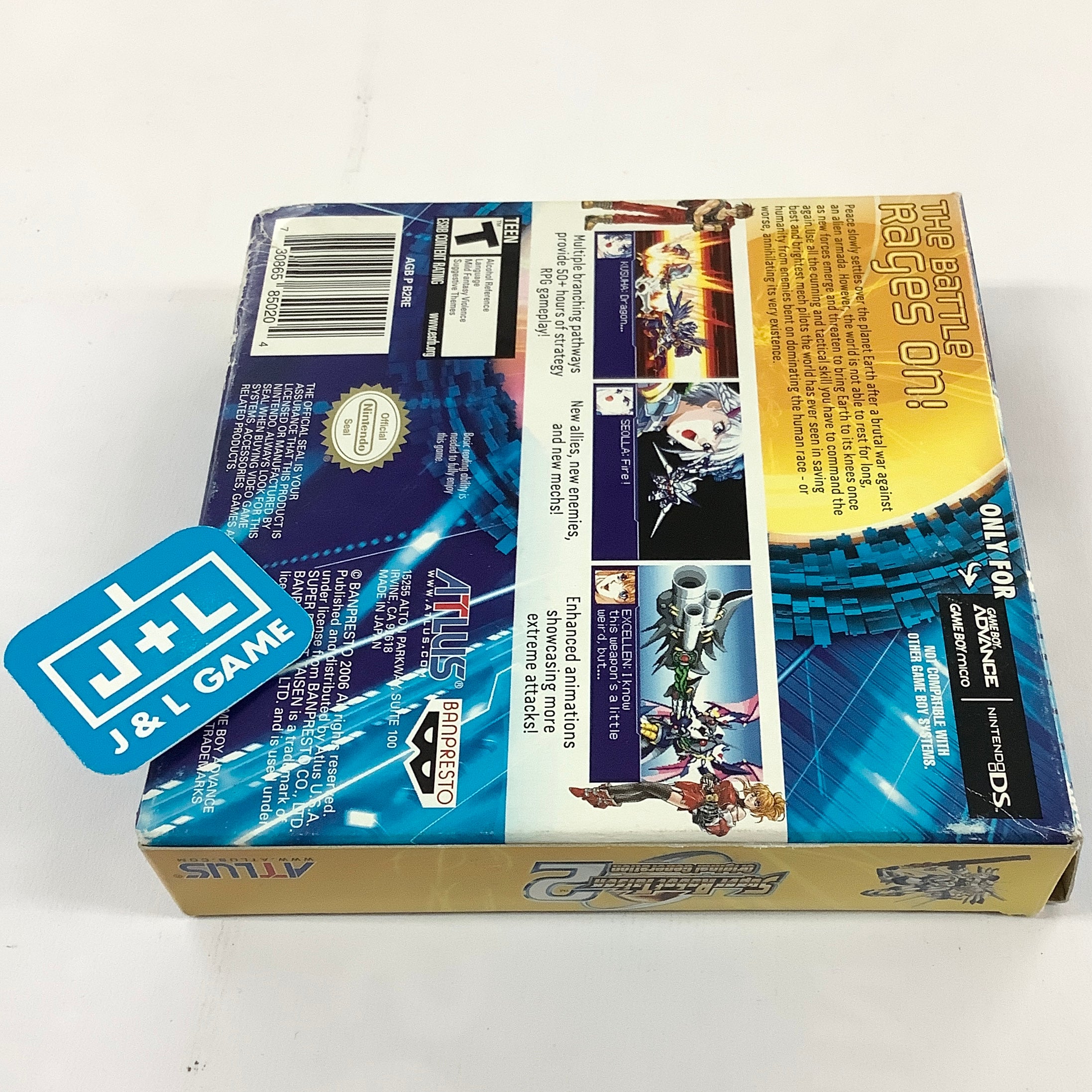 Super Robot Taisen: Original Generation 2 - (GBA) Game Boy Advance [Pre-Owned] Video Games Atlus   