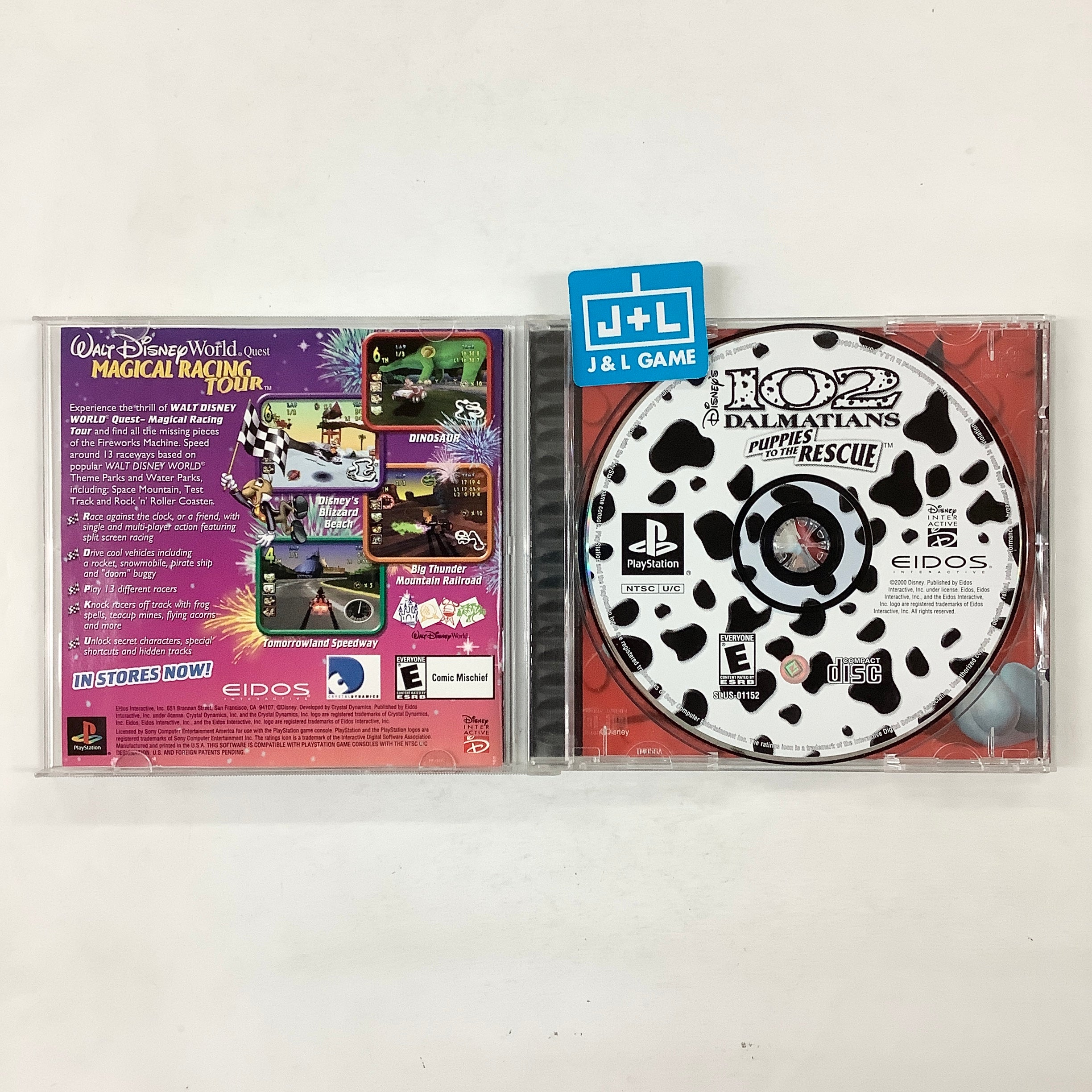 Disney's 102 Dalmatians: Puppies to the Rescue - (PS1) PlayStation 1 [Pre-Owned] Video Games Eidos Interactive   