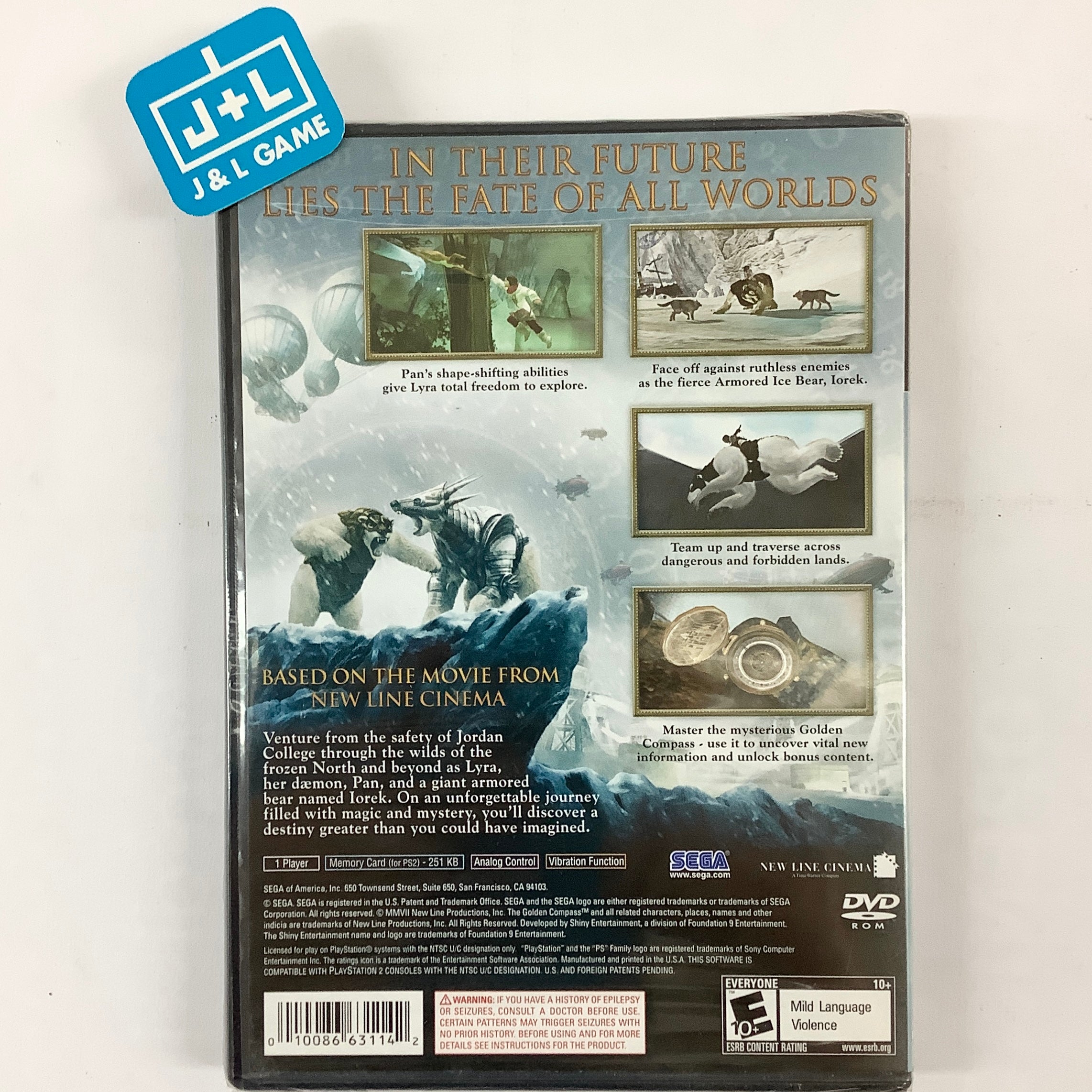 The Golden Compass - (PS2) PlayStation 2 Video Games SEGA   