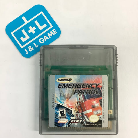Matchbox Emergency Patrol - (GBC) Game Boy Color [Pre-Owned] Video Games Mattel   