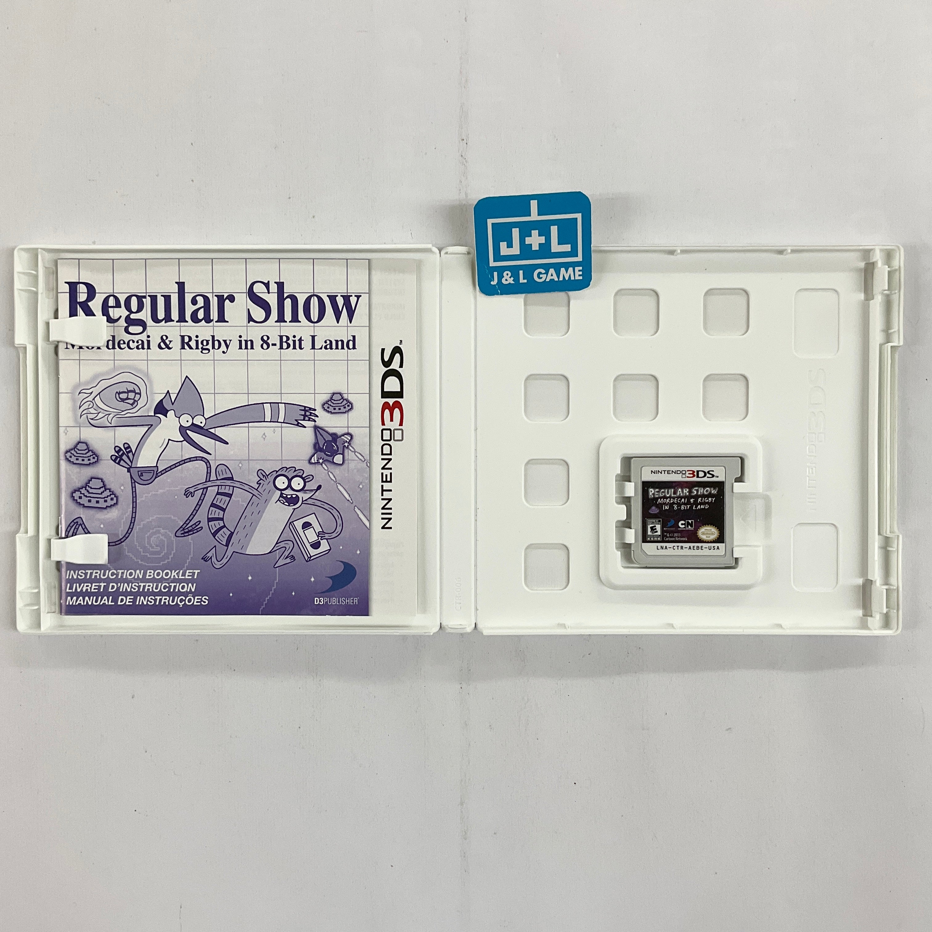 Regular Show: Mordecai and Rigby in 8-Bit Land - Nintendo 3DS [Pre-Owned] Video Games D3Publisher   
