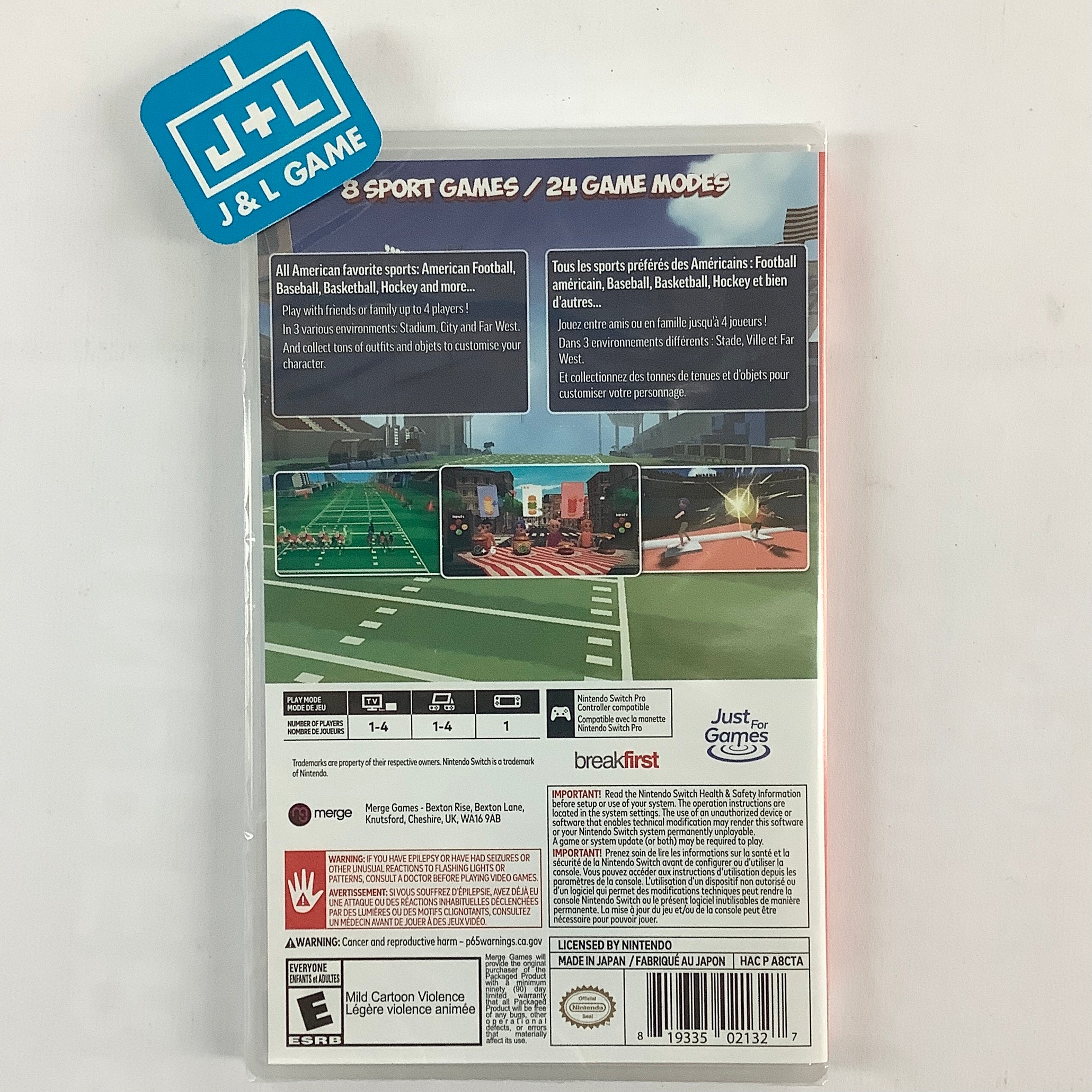 Instant Sports All-Stars - (NSW) Nintendo Switch Video Games Merge Games   