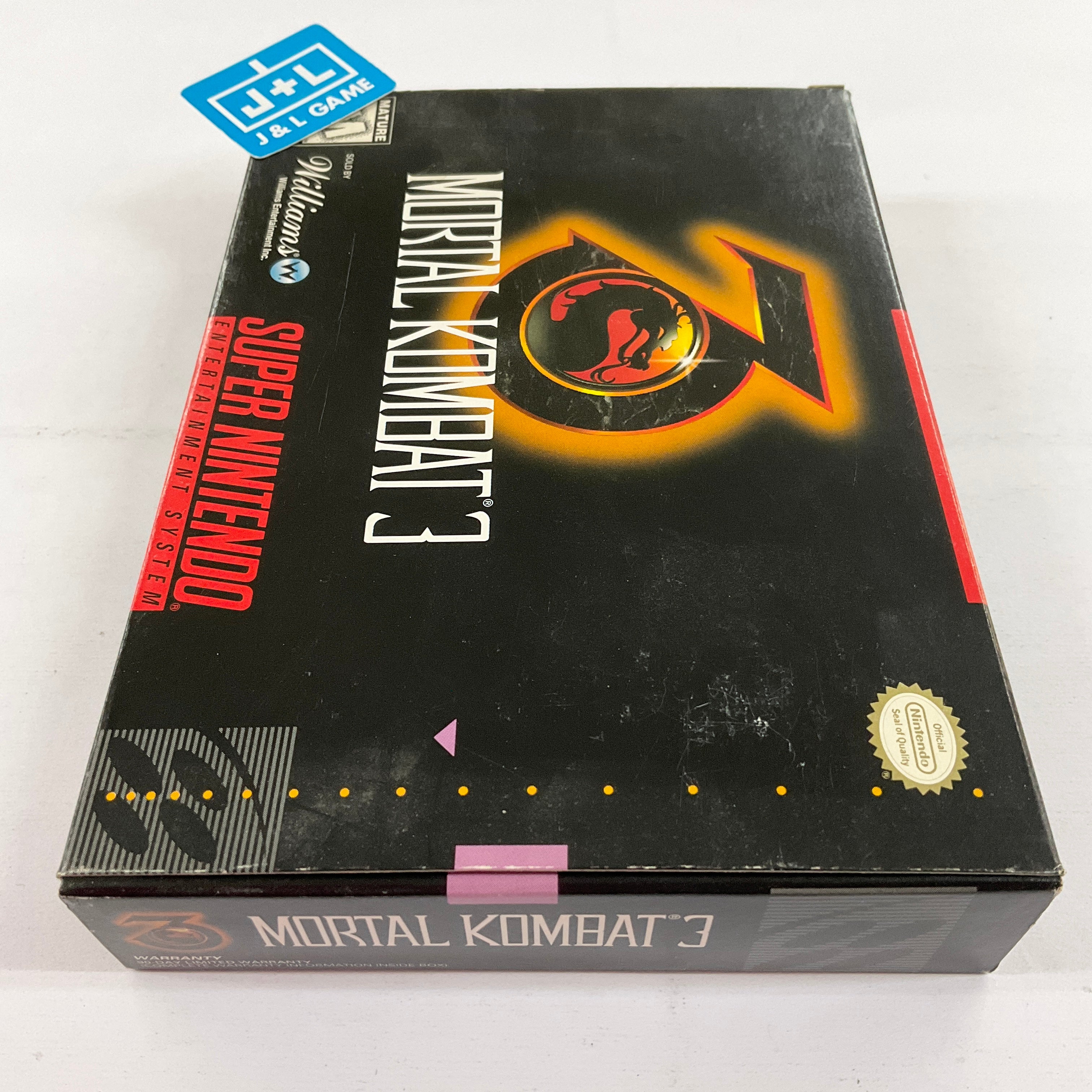 Mortal Kombat 3 - (SNES) Super Nintendo [Pre-Owned] Video Games Williams   