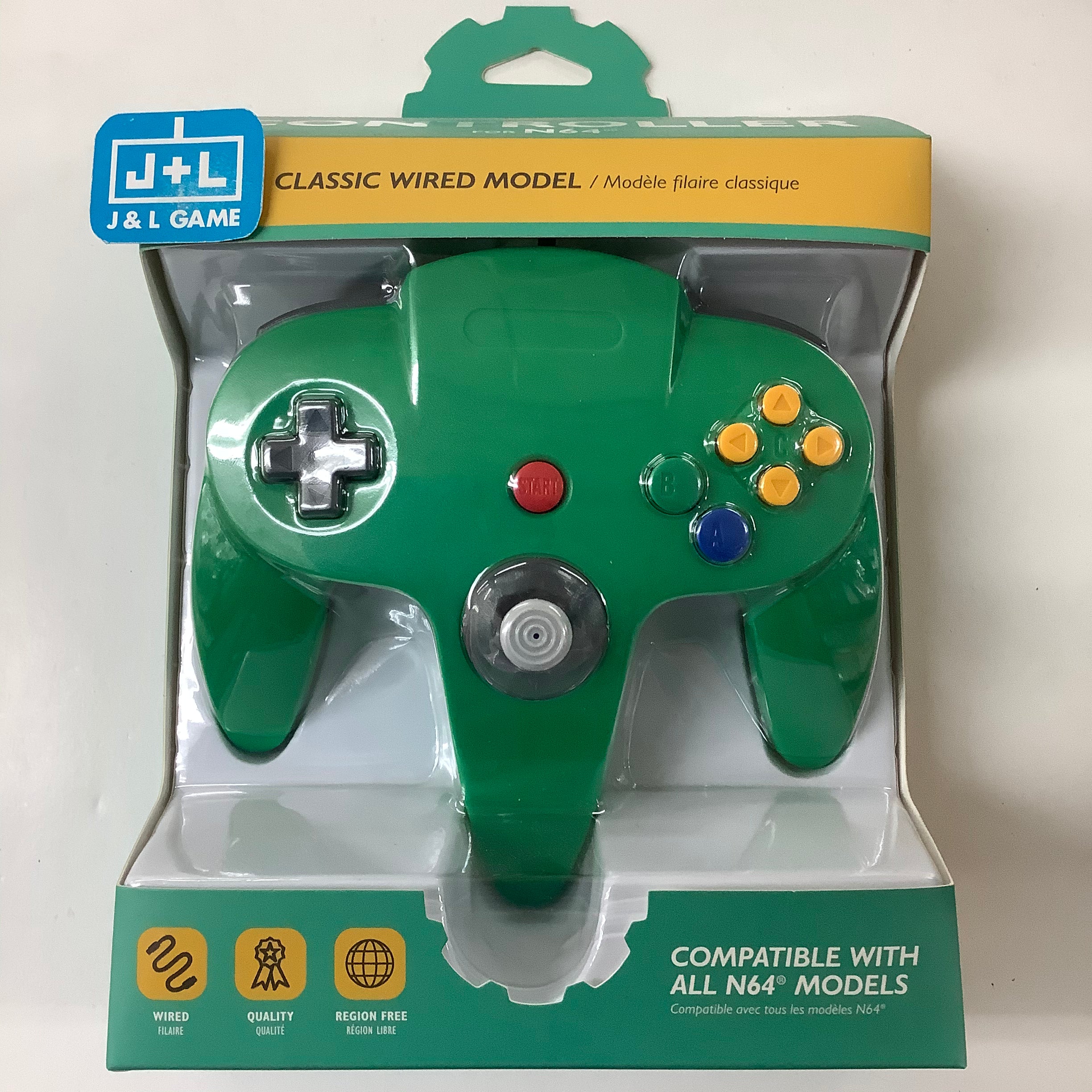 Tomee N64 Wired Controller (Green) - (N64) Nintendo 64 Accessories Tomee   