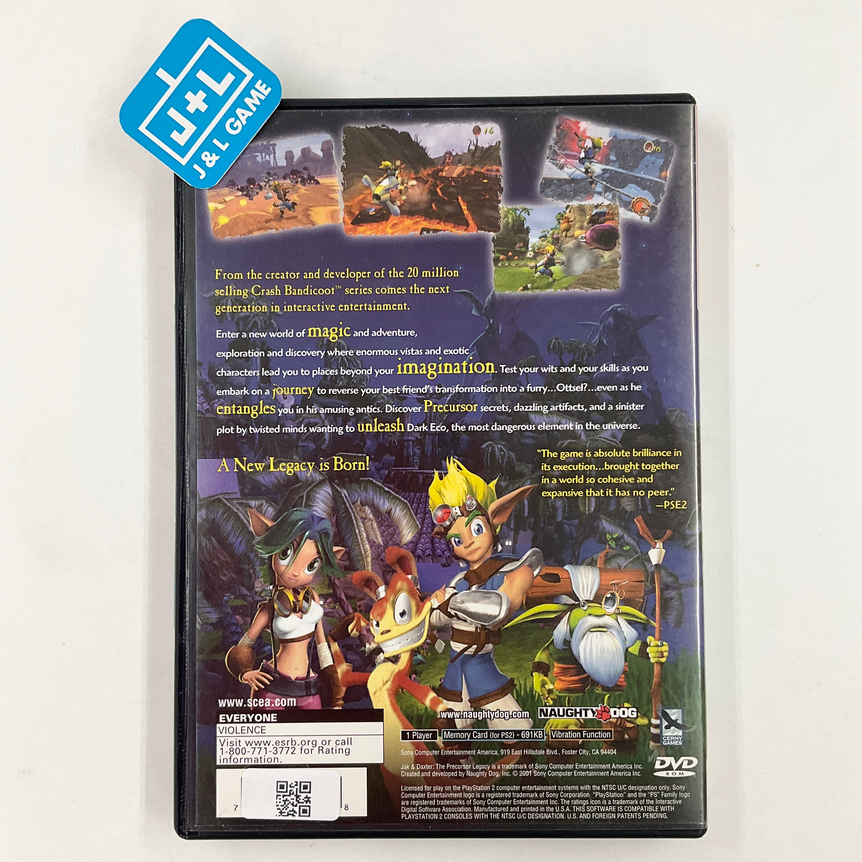 Jak and Daxter: The Precursor Legacy (Greatest Hits) - (PS2