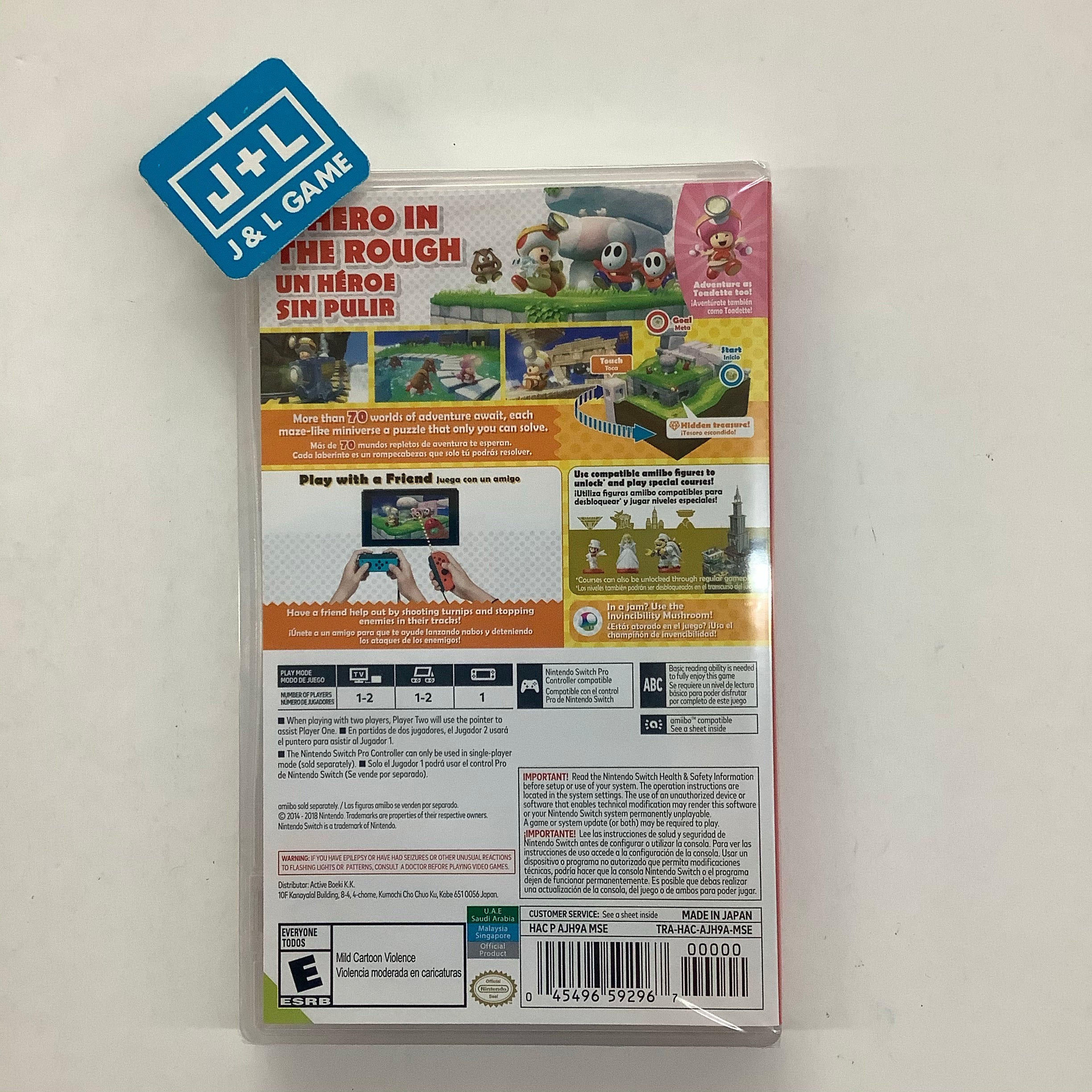 Captain Toad: Treasure Tracker - (NSW) Nintendo Switch ( World Edition ) Video Games Nintendo   