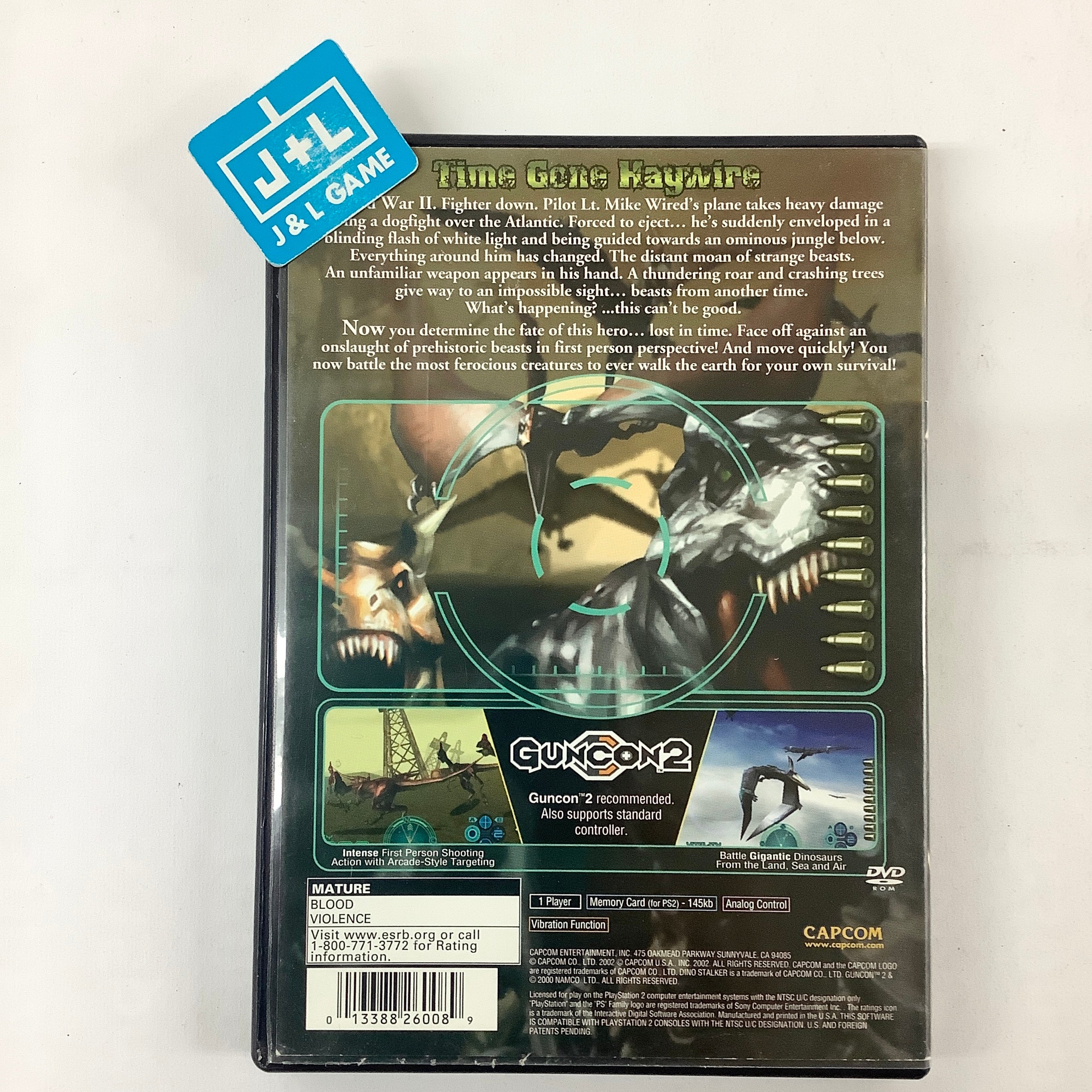 Dino Stalker - (PS2) PlayStation 2 [Pre-Owned] Video Games Capcom   