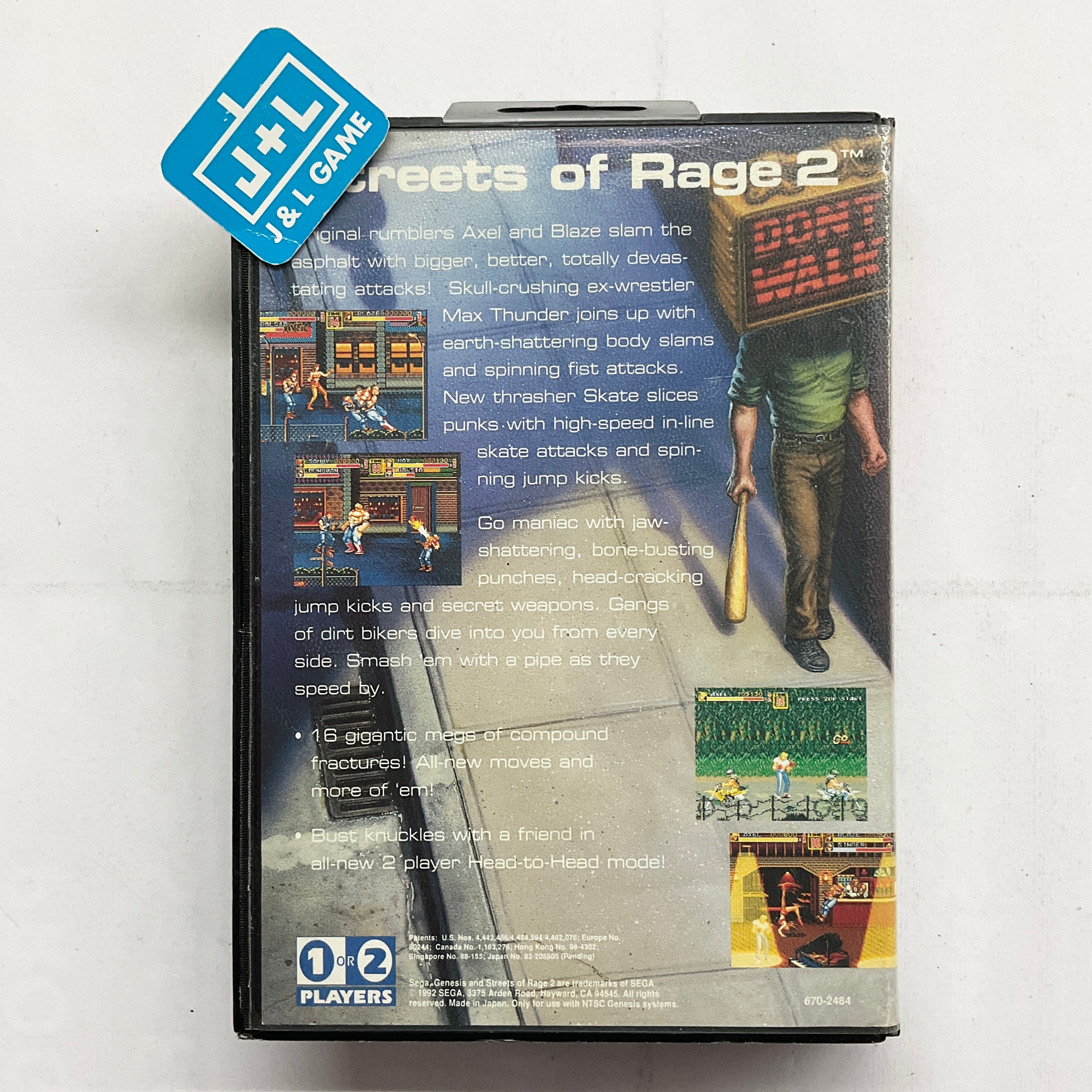 Streets of Rage 2 - (SG) SEGA Genesis [Pre-Owned] Video Games Sega   