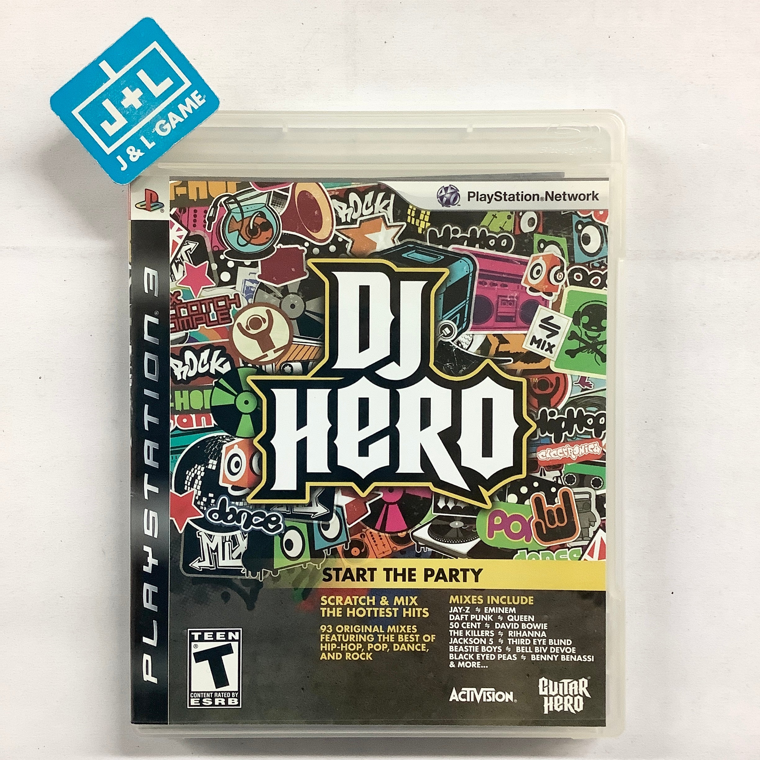 DJ Hero (Game Only) - PlayStation 3 [Pre-Owned] Video Games ACTIVISION   