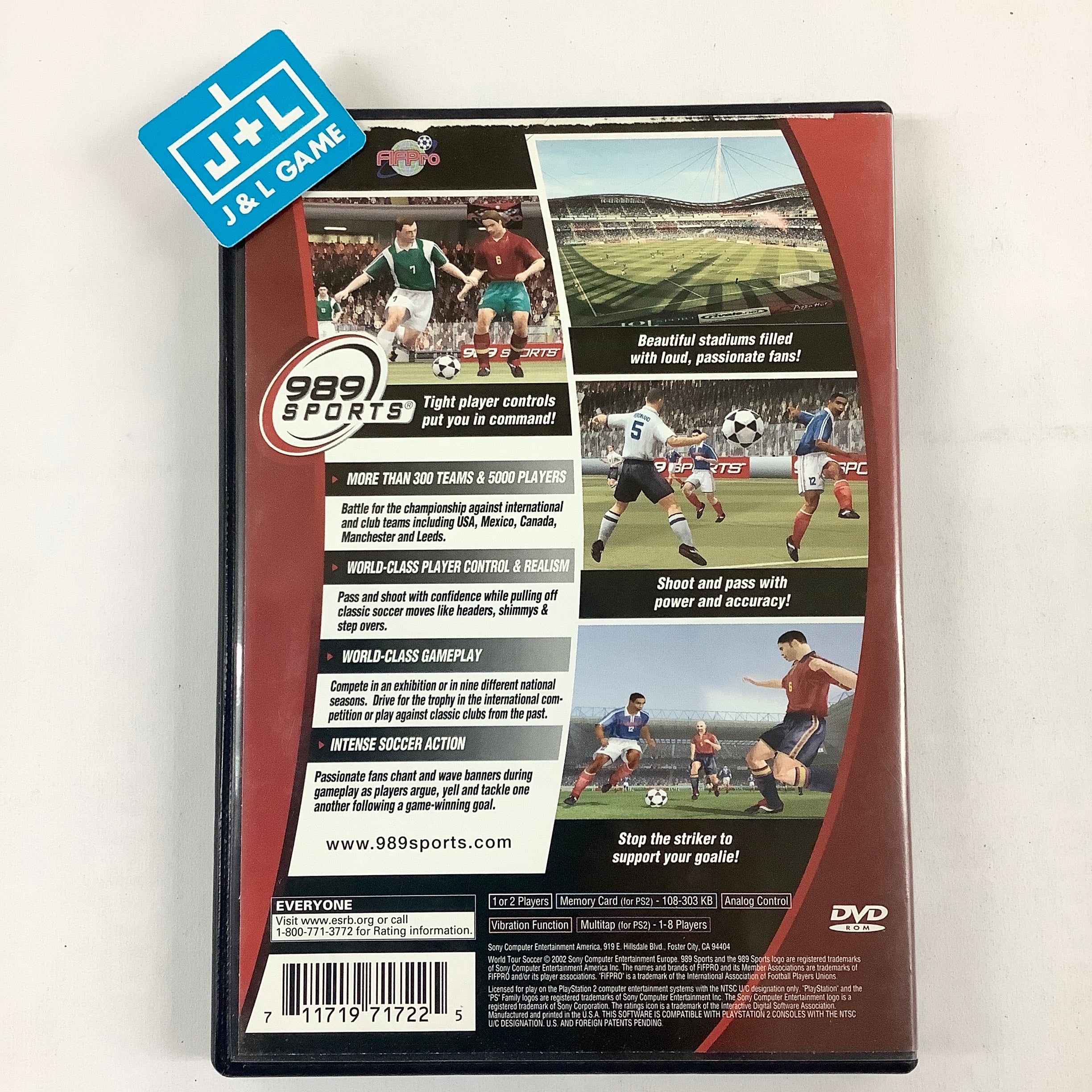 World Tour Soccer 2002 - (PS2) PlayStation 2 [Pre-Owned] Video Games SCEA   