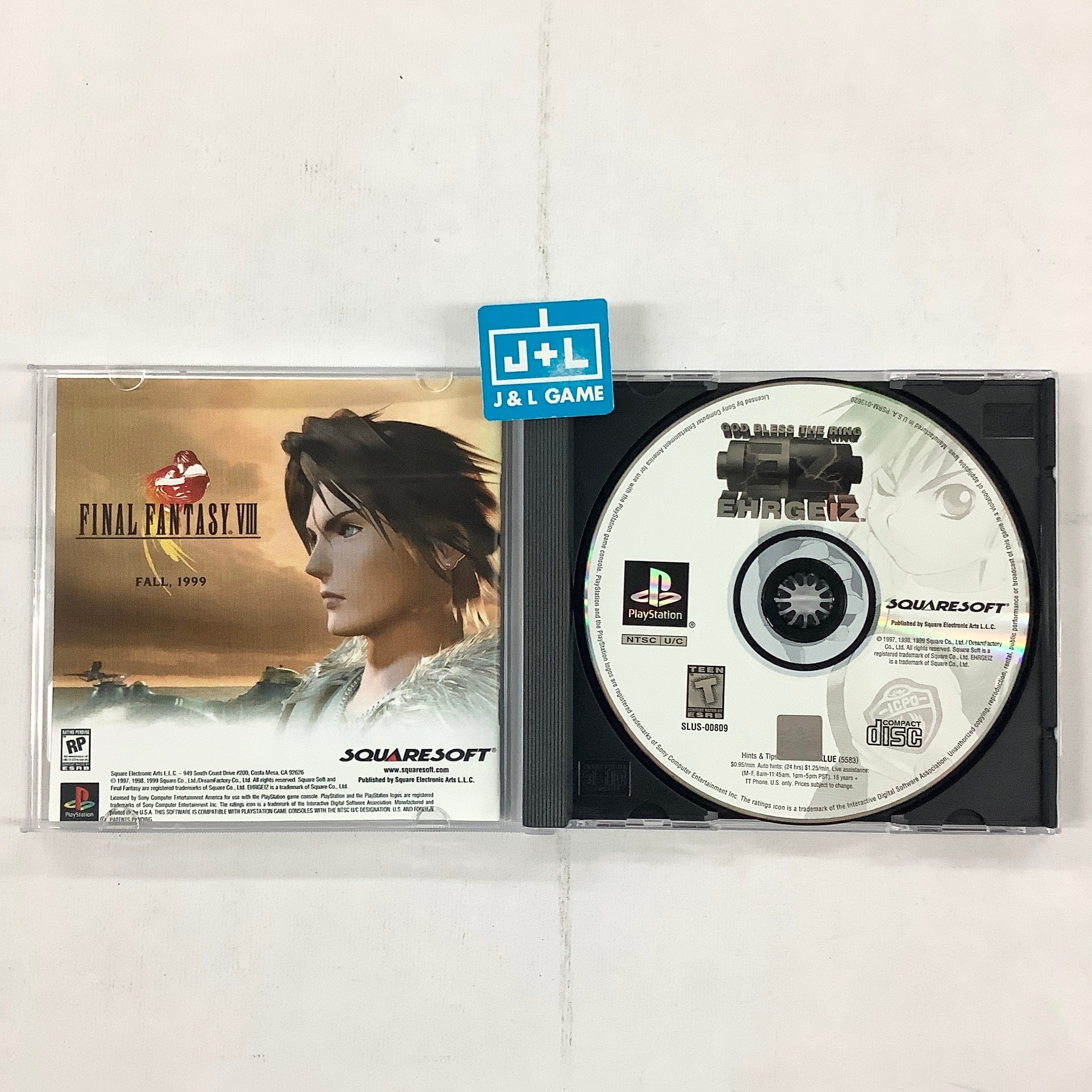Ehrgeiz - (PS1) PlayStation 1 [Pre-Owned] Video Games Square EA   