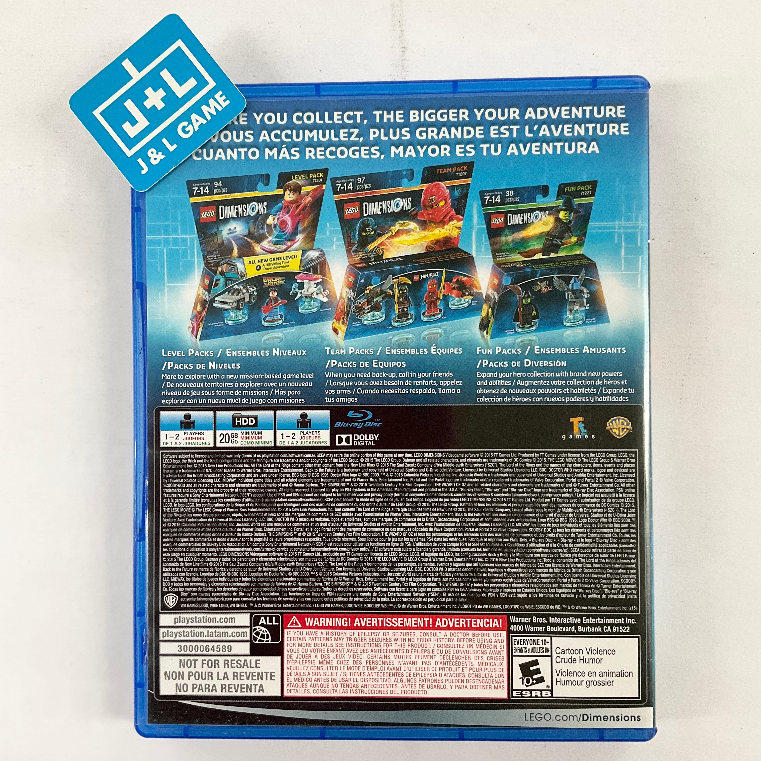 lego dimensions ps4