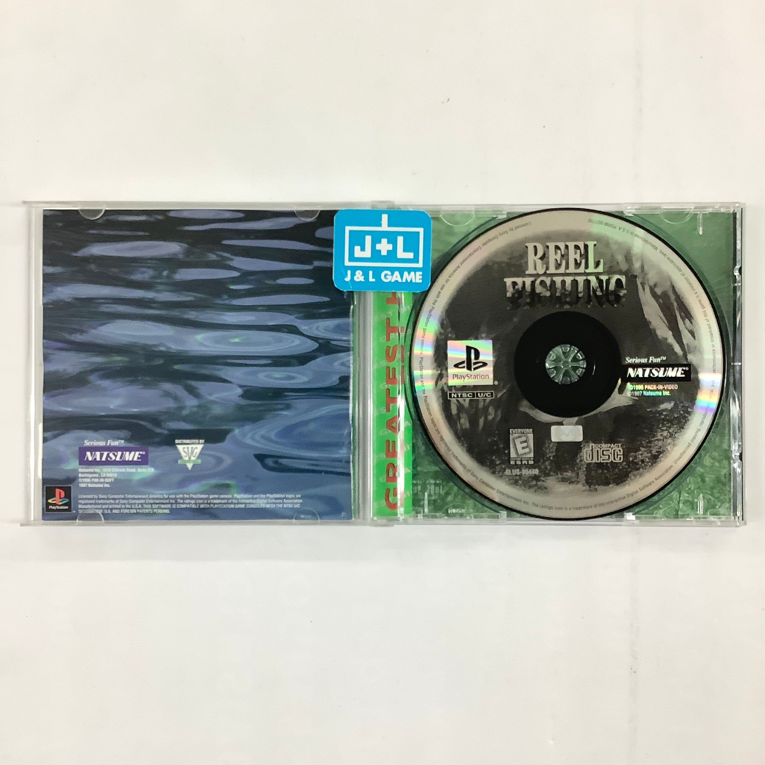 Reel Fishing (Greatest Hits) - (PS1) PlayStation 1 [Pre-Owned] Video Games Natsume   