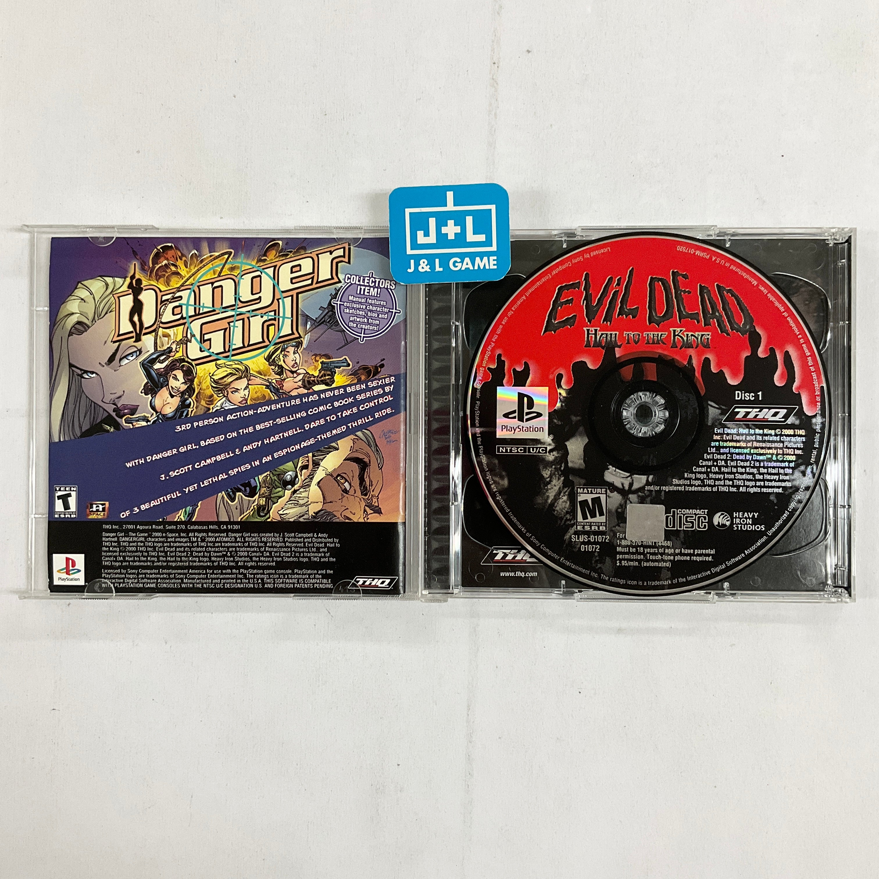 Evil Dead: Hail to the King - (PS1) PlayStation 1 [Pre-Owned] Video Games THQ   
