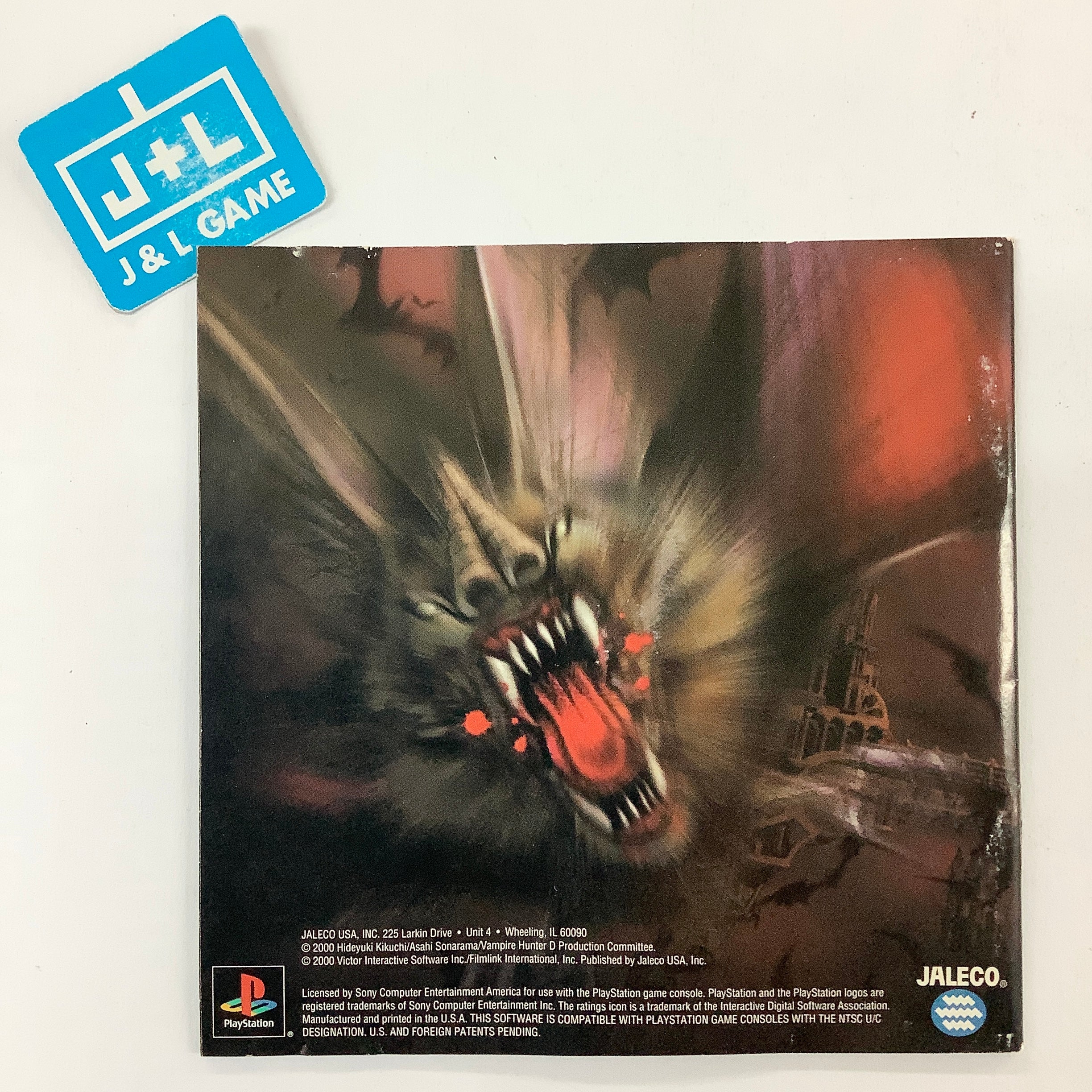 Vampire Hunter D - (PS1) PlayStation 1 [Pre-Owned] | J&L Game