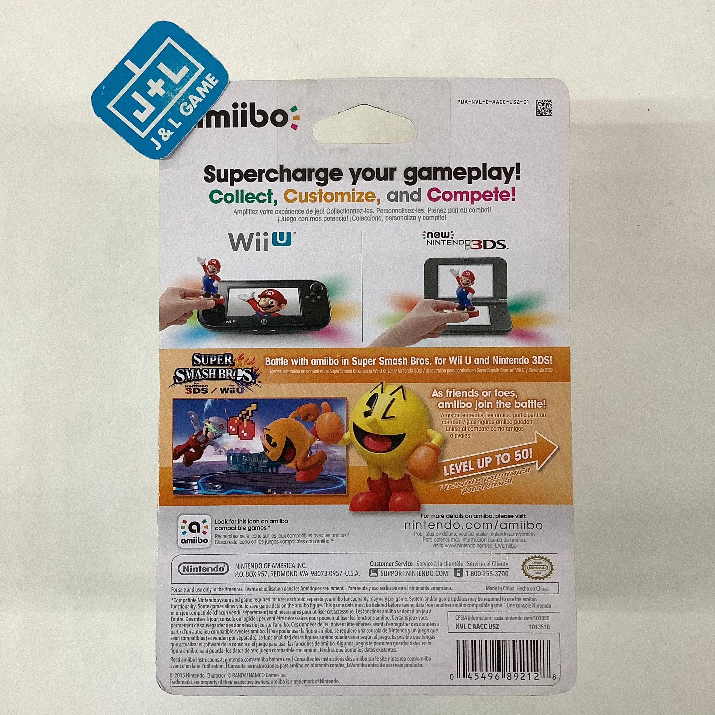 Pac-Man (Super Smash Bros. series) - Nintendo WiiU Amiibo Amiibo Nintendo   