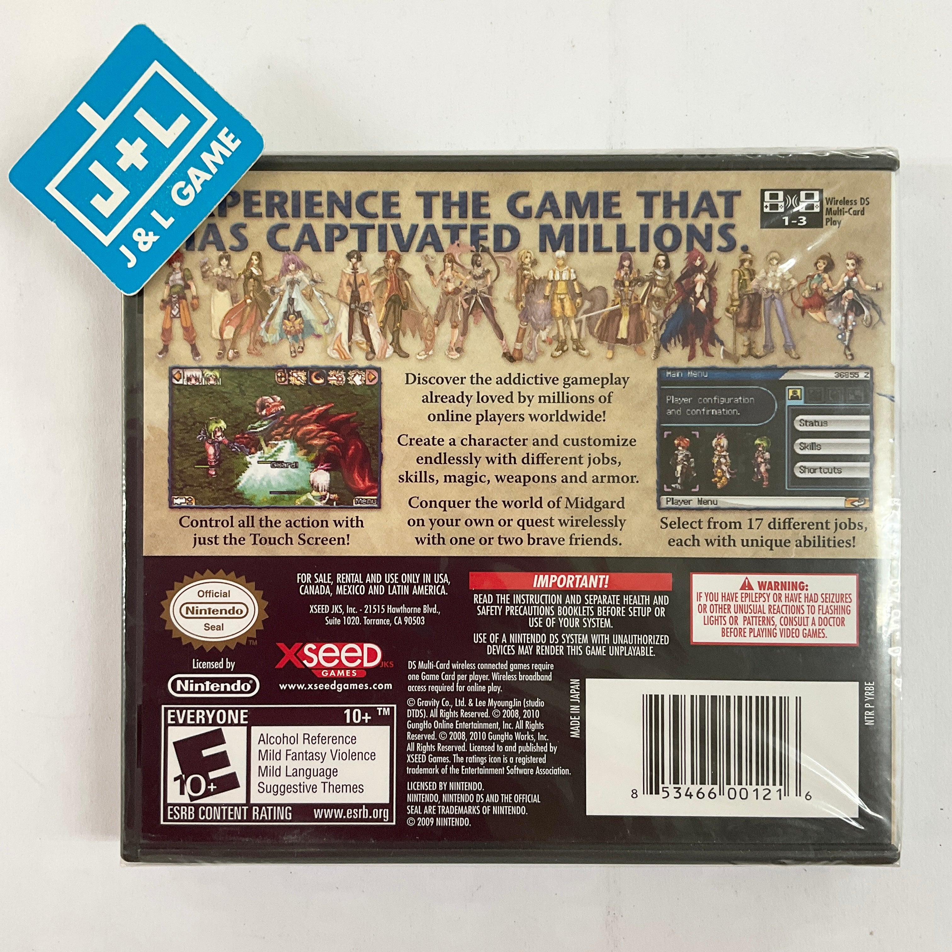 Ragnarok DS - (NDS) Nintendo DS Video Games XSEED Games   