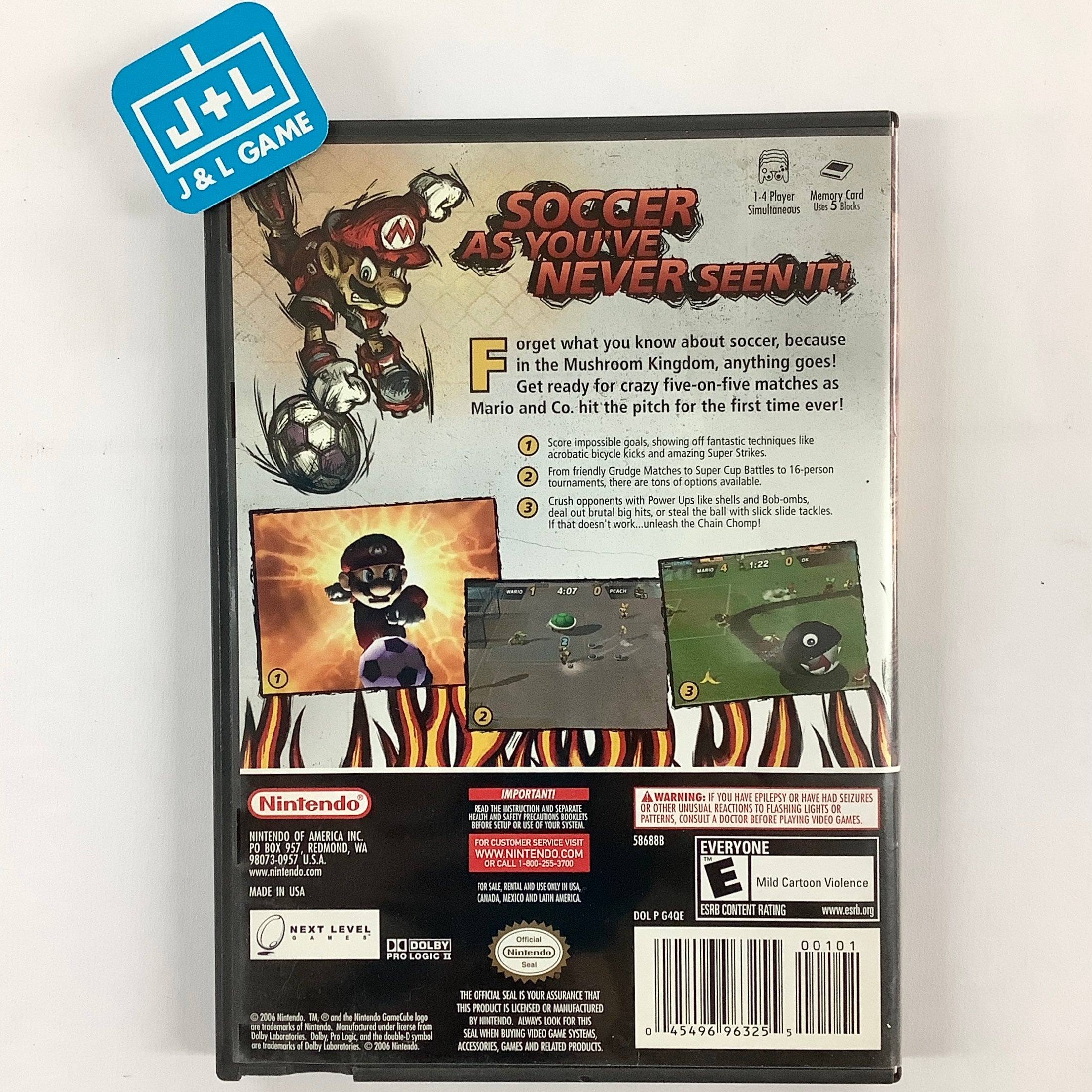 Super Mario Strikers - (GC) GameCube [Pre-Owned] Video Games Nintendo   