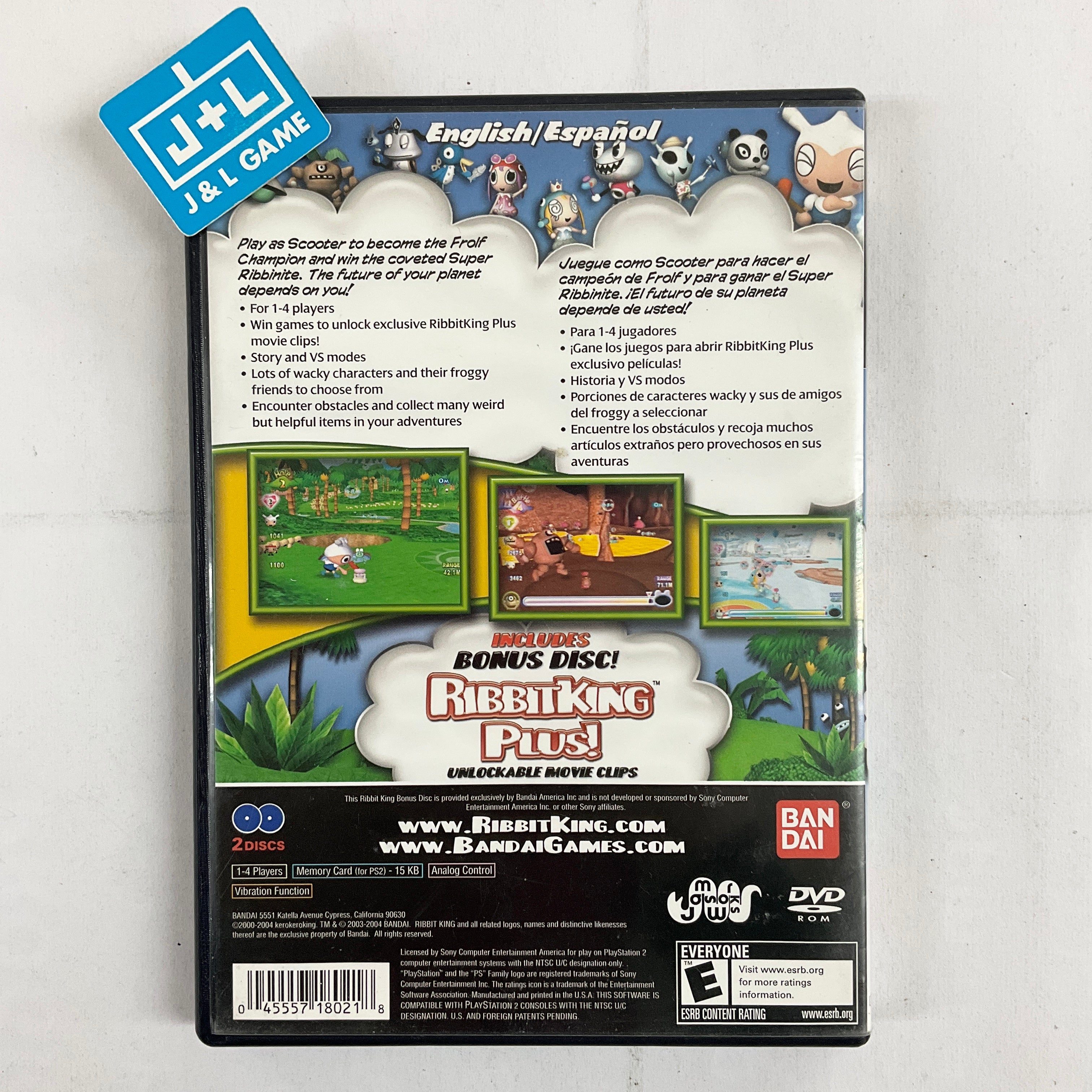Jeu Ribbit King Complet Sur PlayStation 2 (PS2) - Édition Française - Bon état