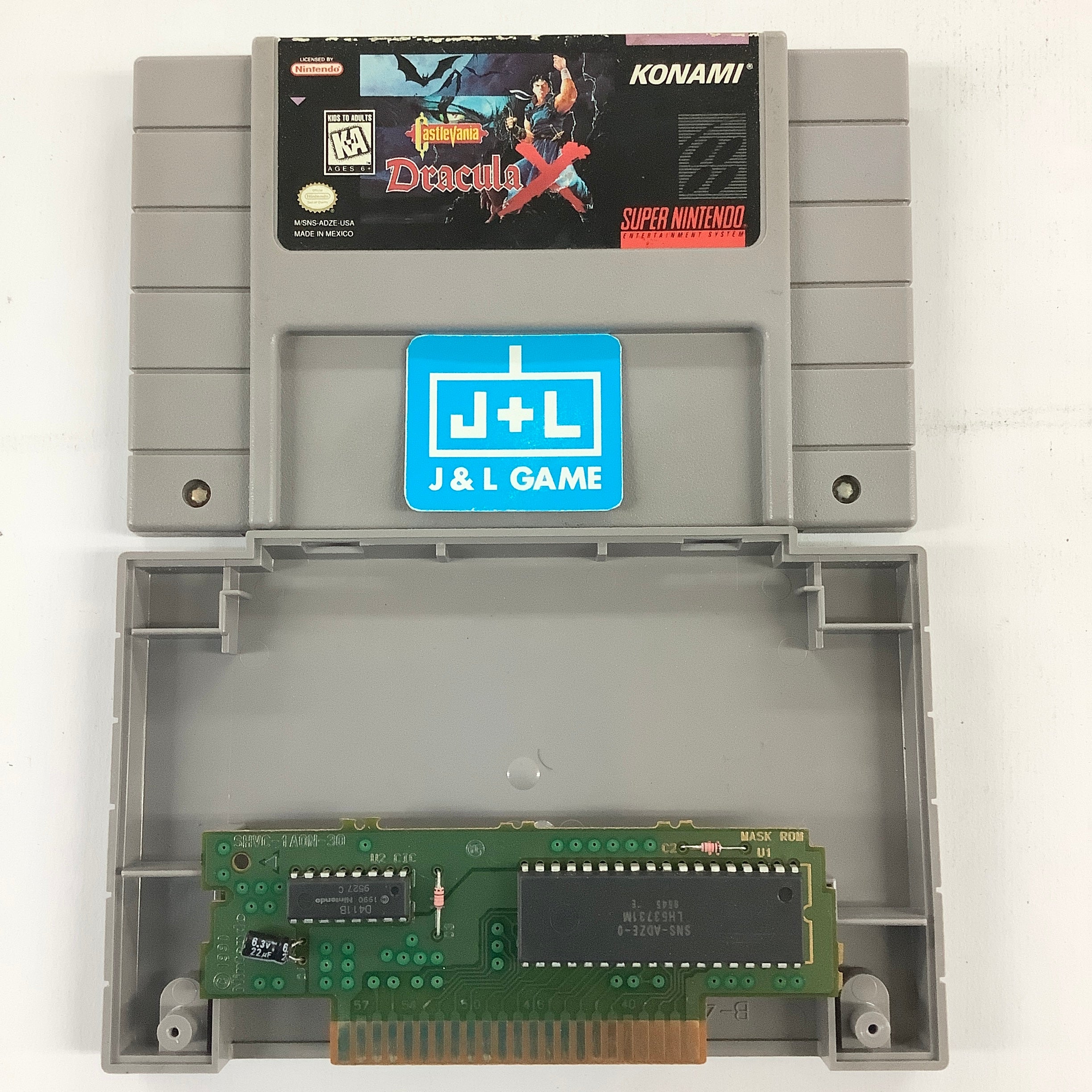 Castlevania: Dracula X - (SNES) Super Nintendo [Pre-Owned] Video Games Konami   